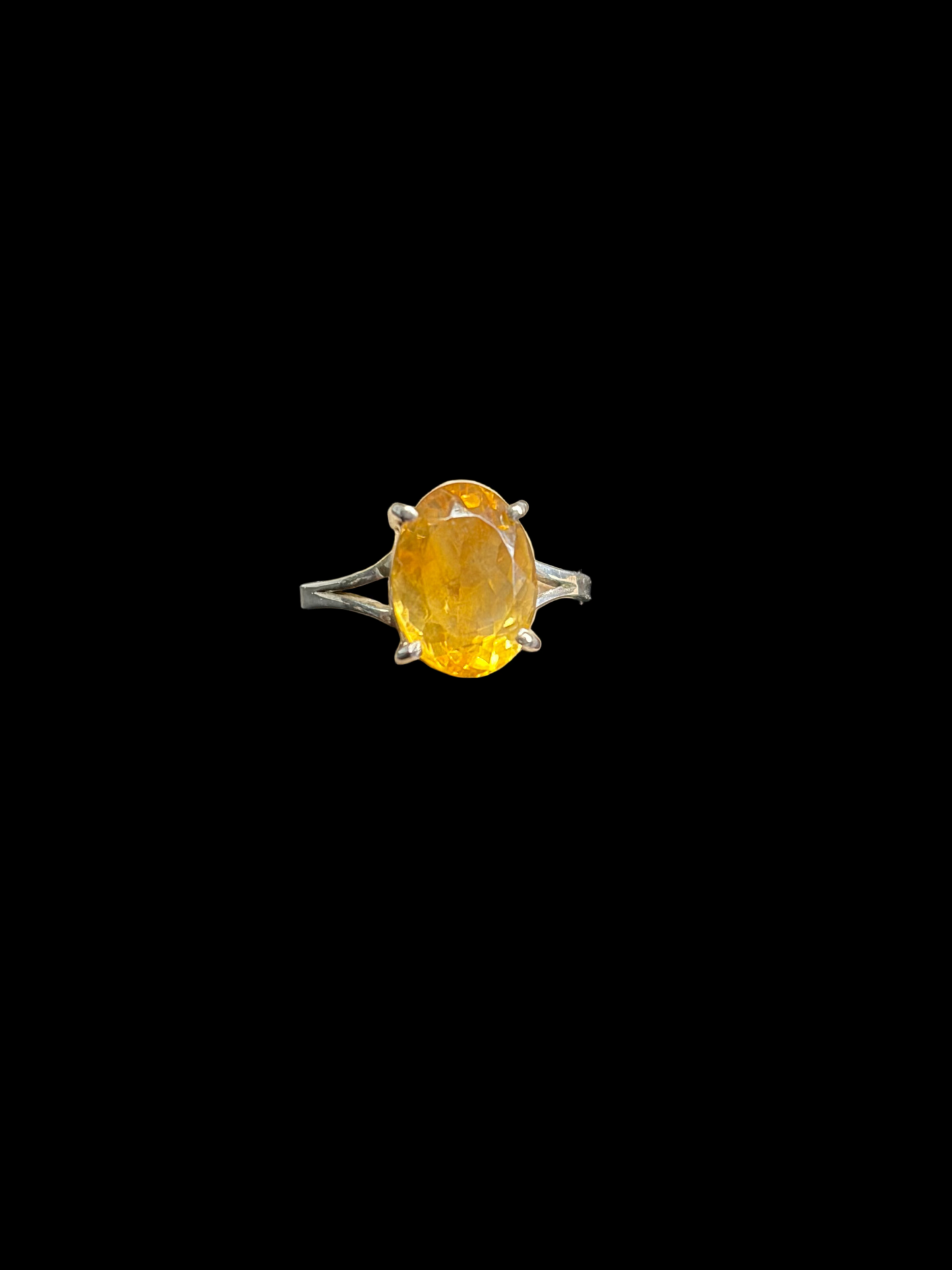 Citrine Sterling Silver Rings