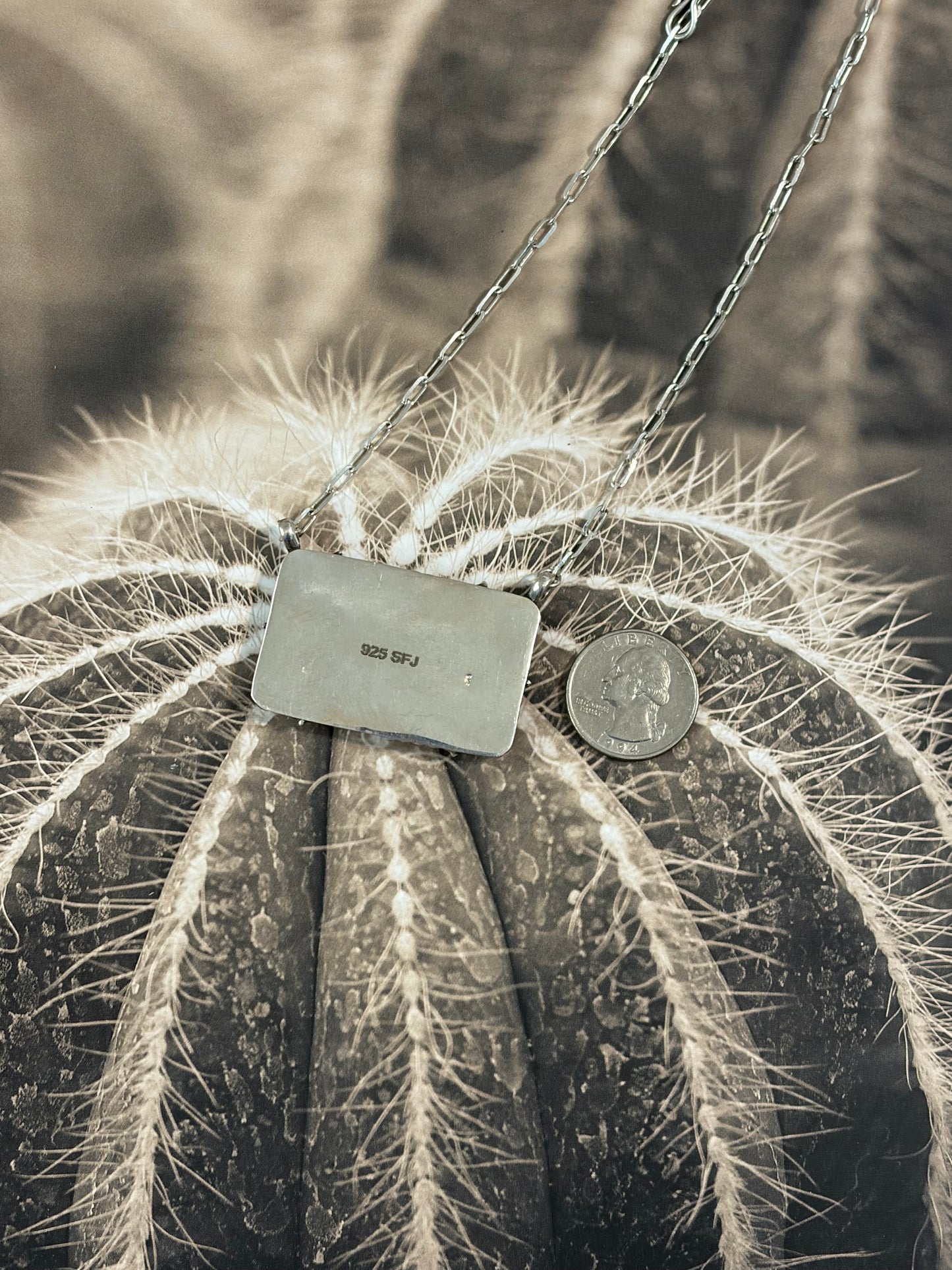 SFJ 2” Waterproof Bar Necklace