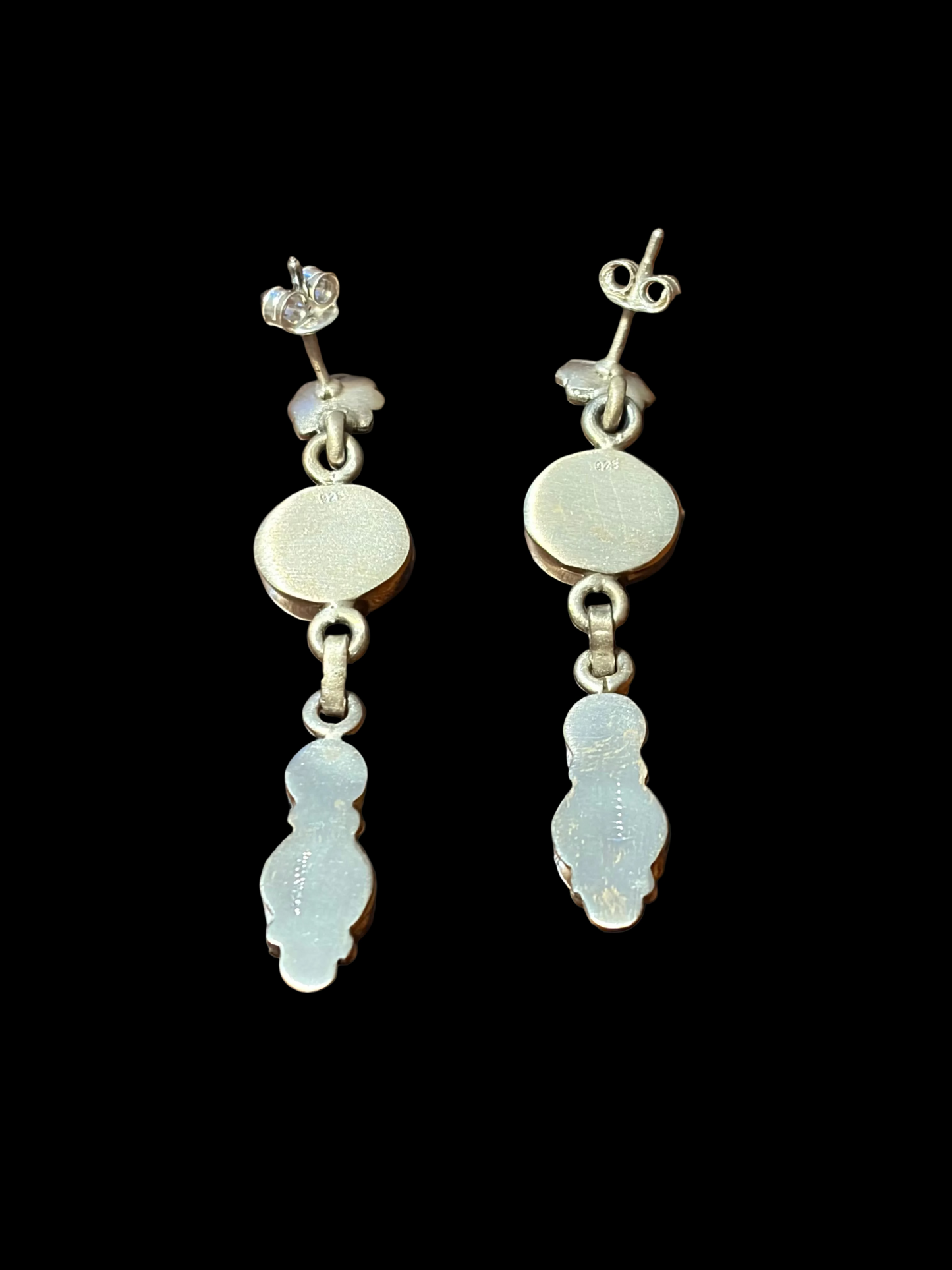 Turquoise & CZ Statement Earrings