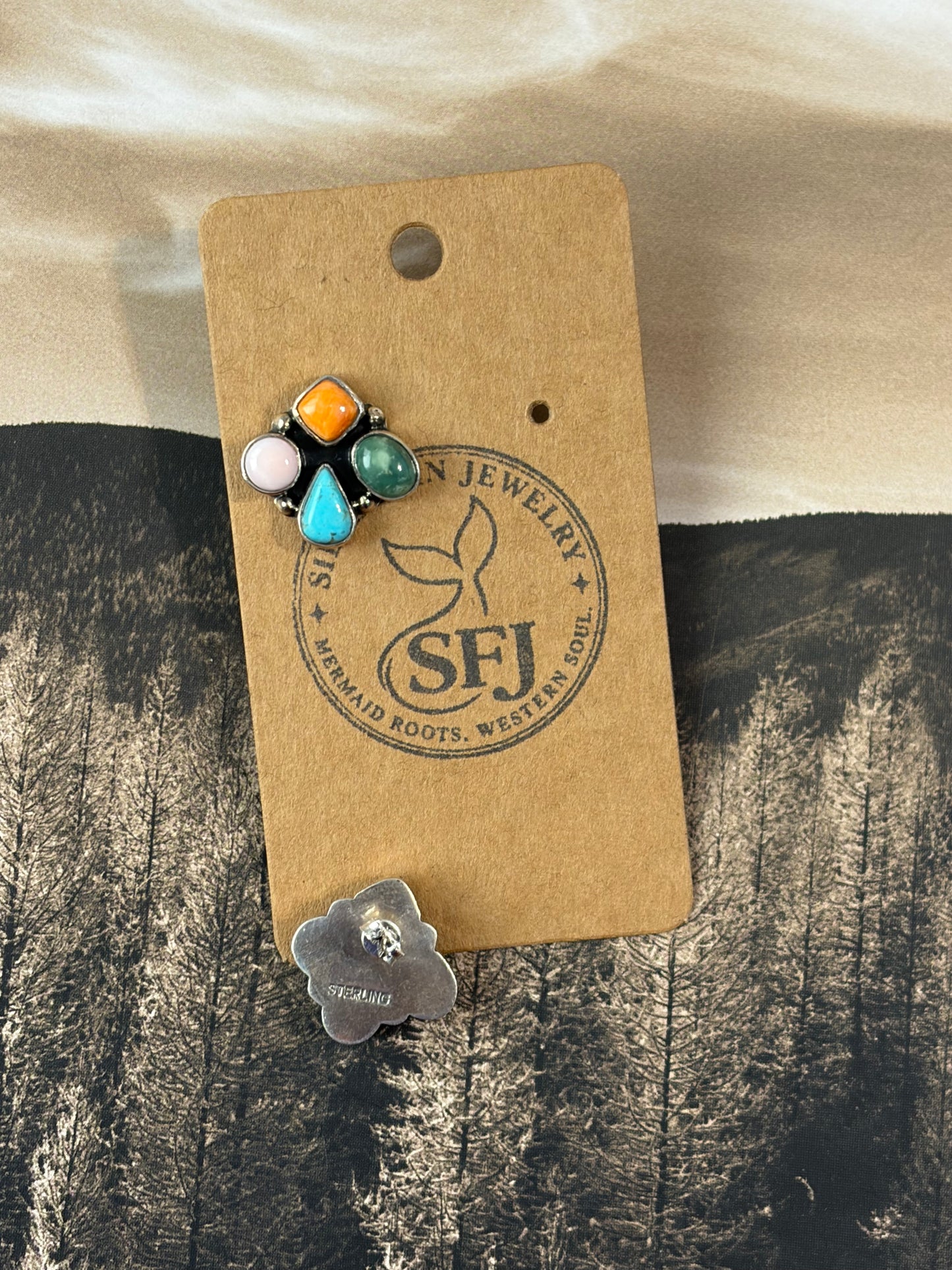 Handcrafted Multi-Stone Earrings