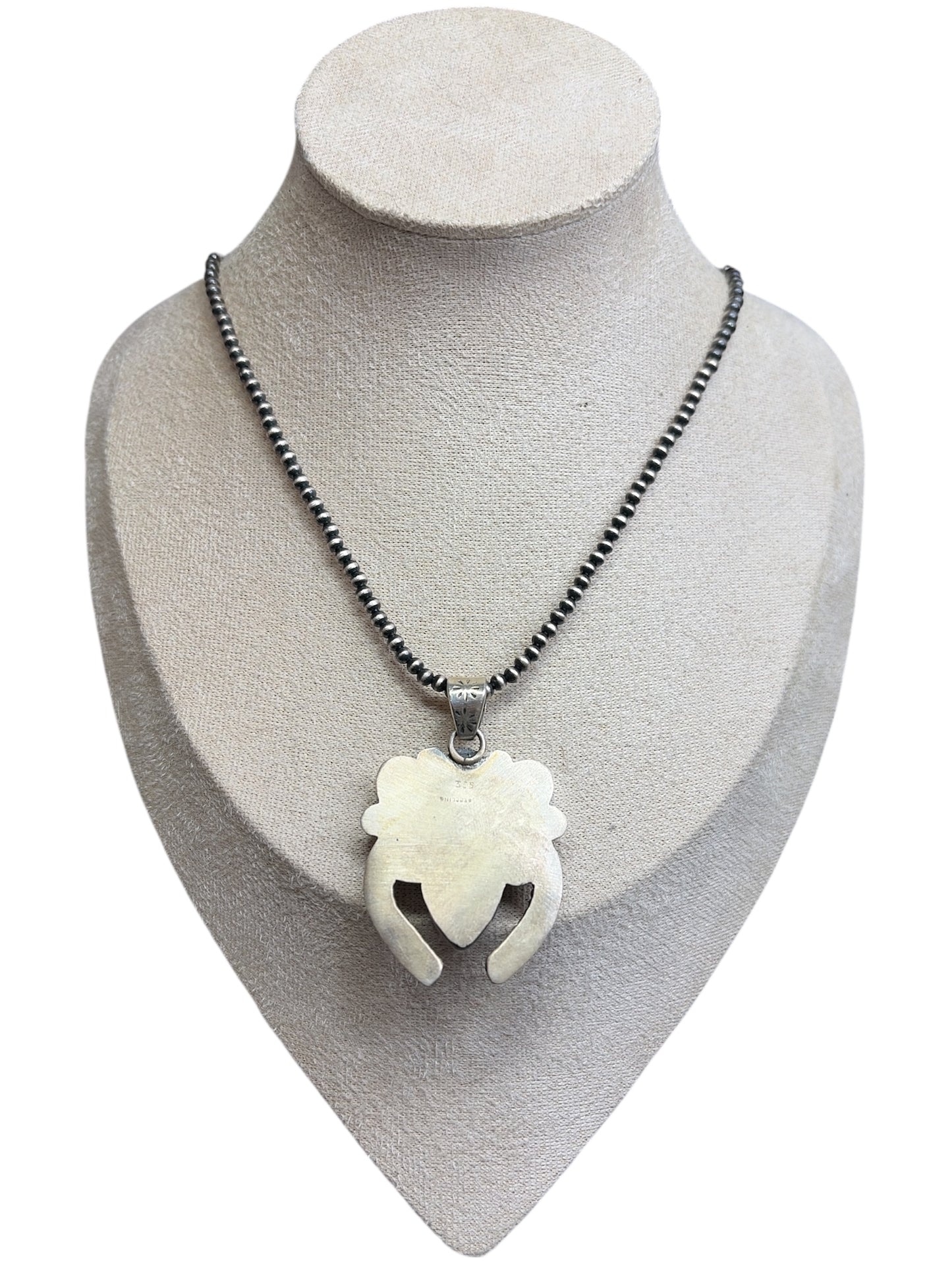 Sugar/White Druzy Naja Pendant