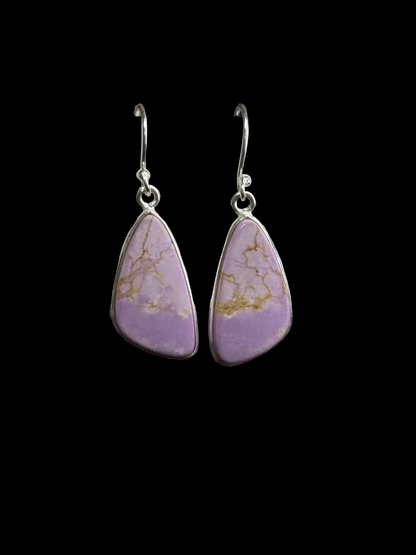 Phosphosiderite Dangle Earrings