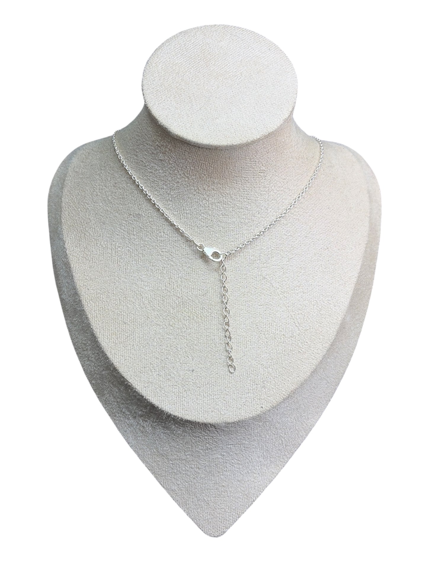 White Buffalo, Turquoise, Black Onyx Heart Necklace