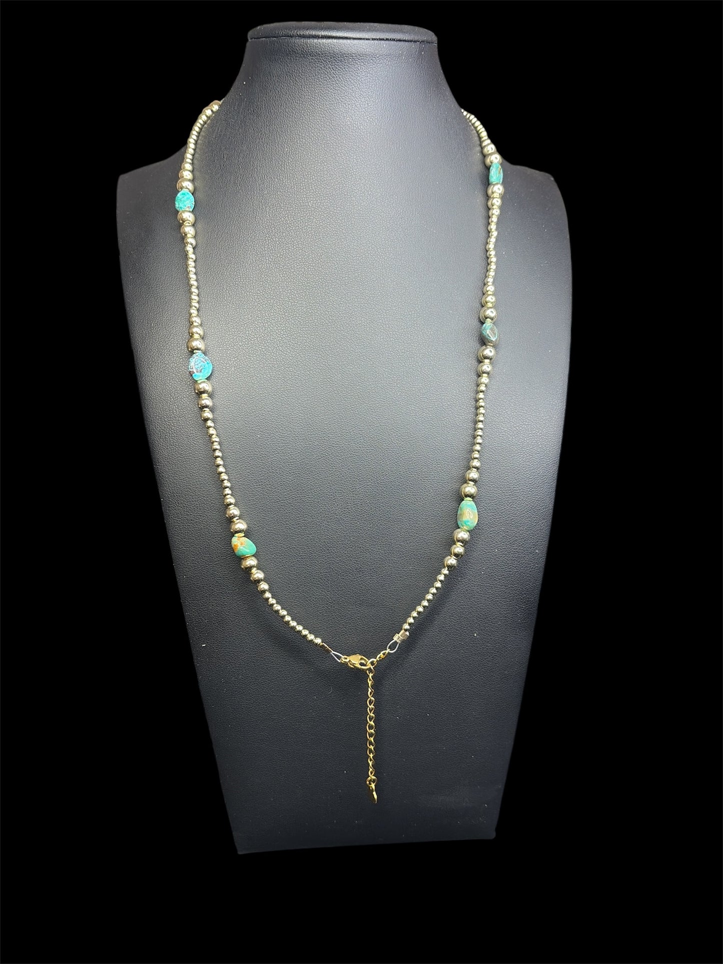 Golden Hubei Lariat Necklace