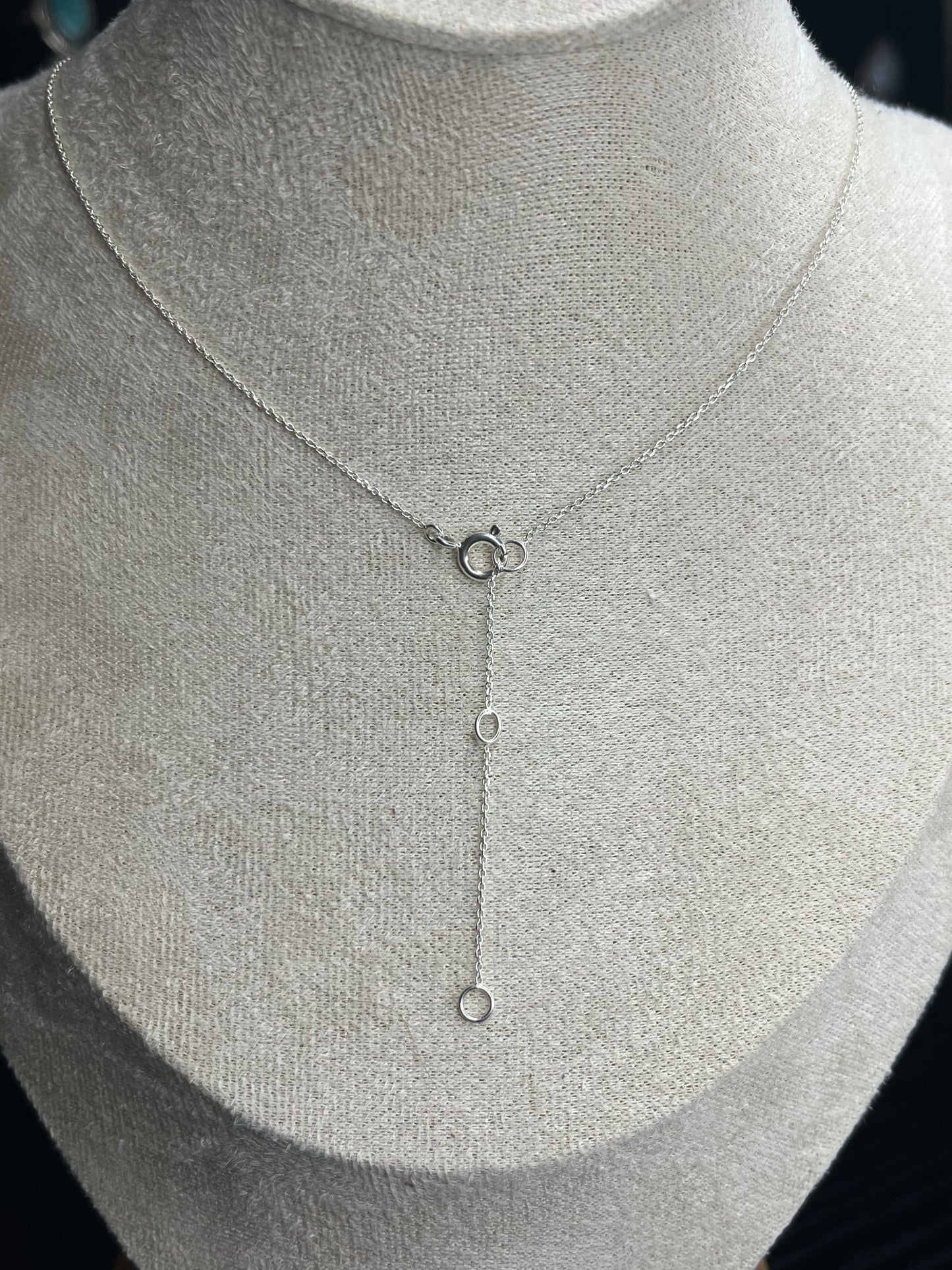 Mother of Pearl Sterling Silver Dinosaur Necklace