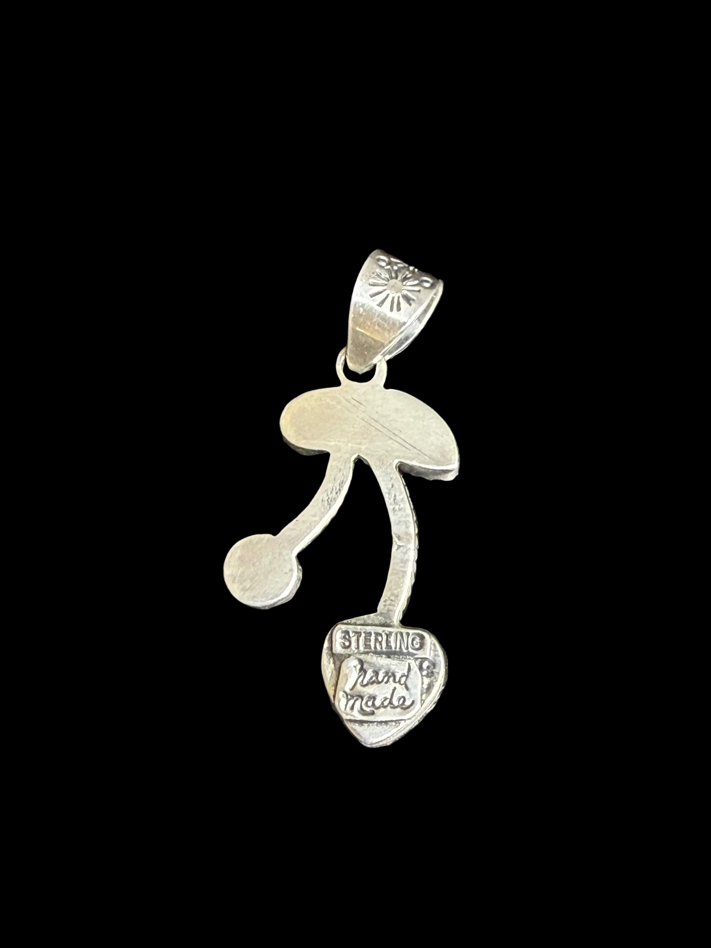 Handcrafted Multi-Stone Cherry Pendant