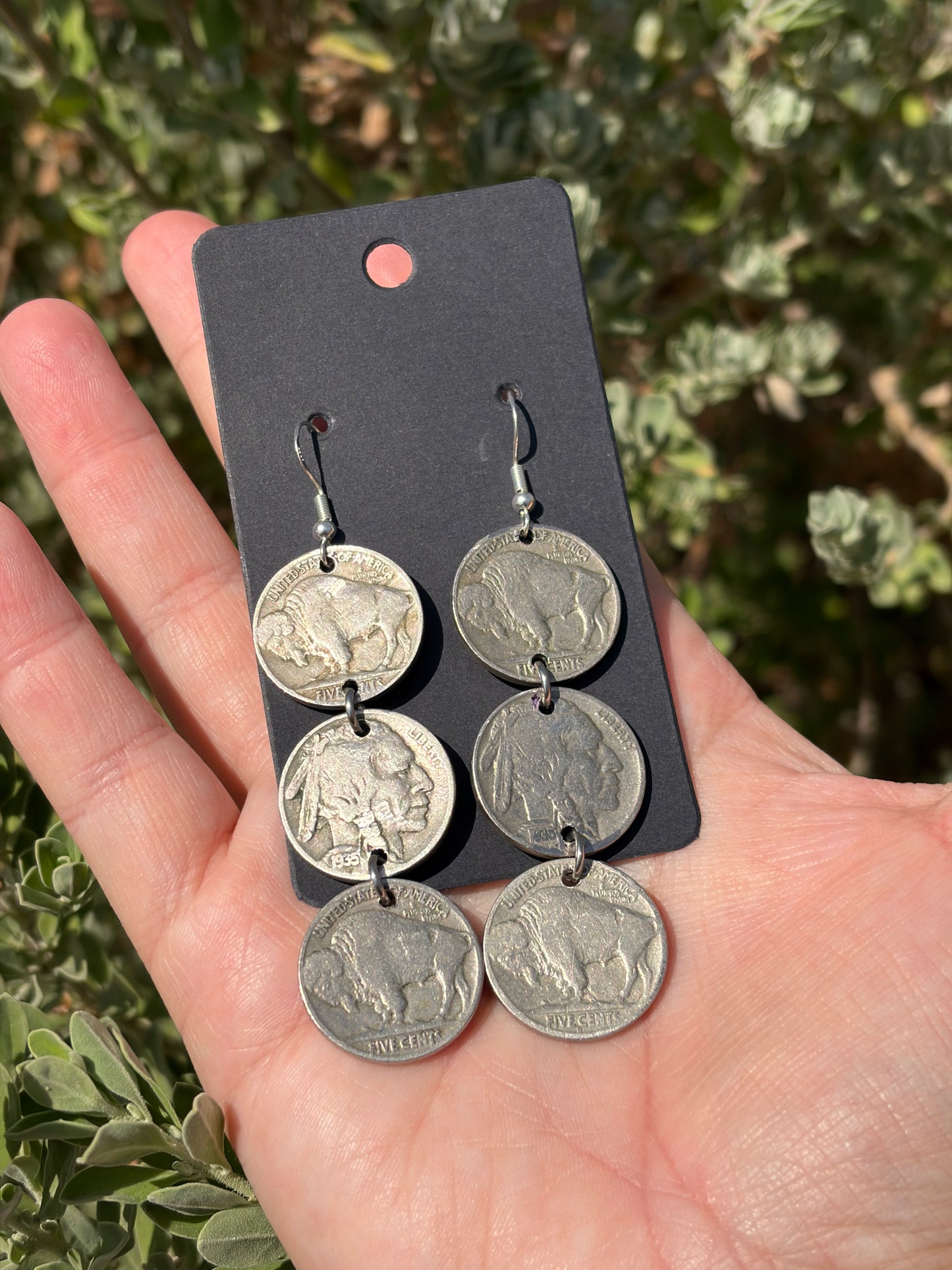 The Buffalo Nickel Earring Collection