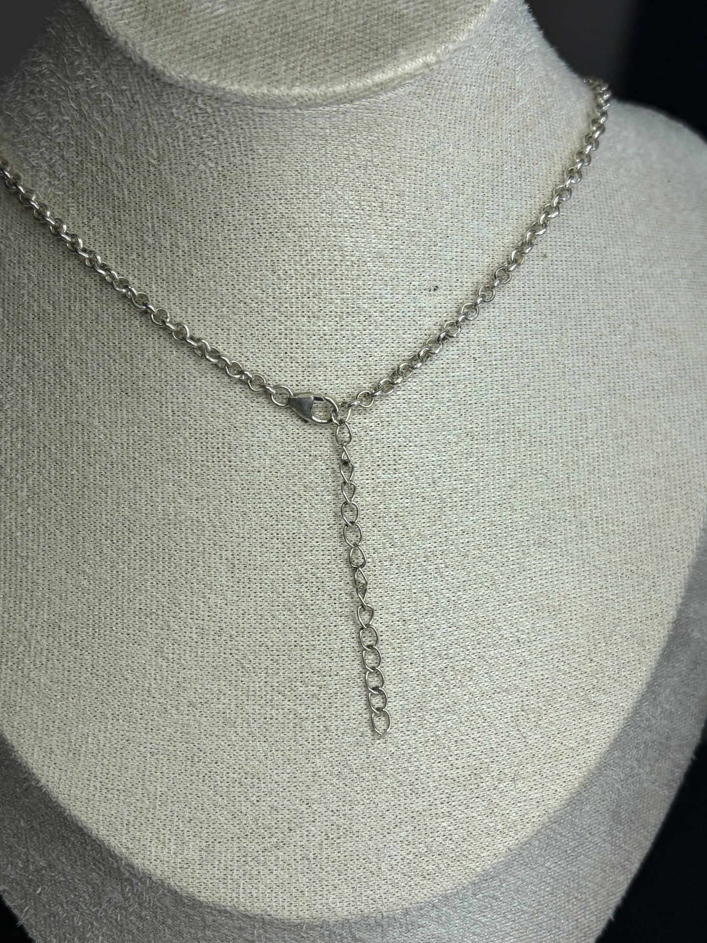 White Buffalo Cluster Necklace