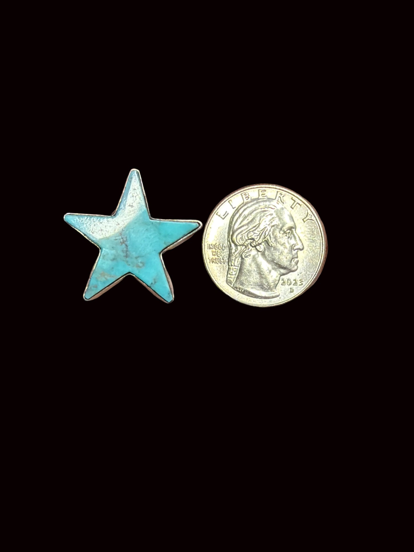 Navajo - Donovan Skeet - Kingman Turquoise Star - Adjustable