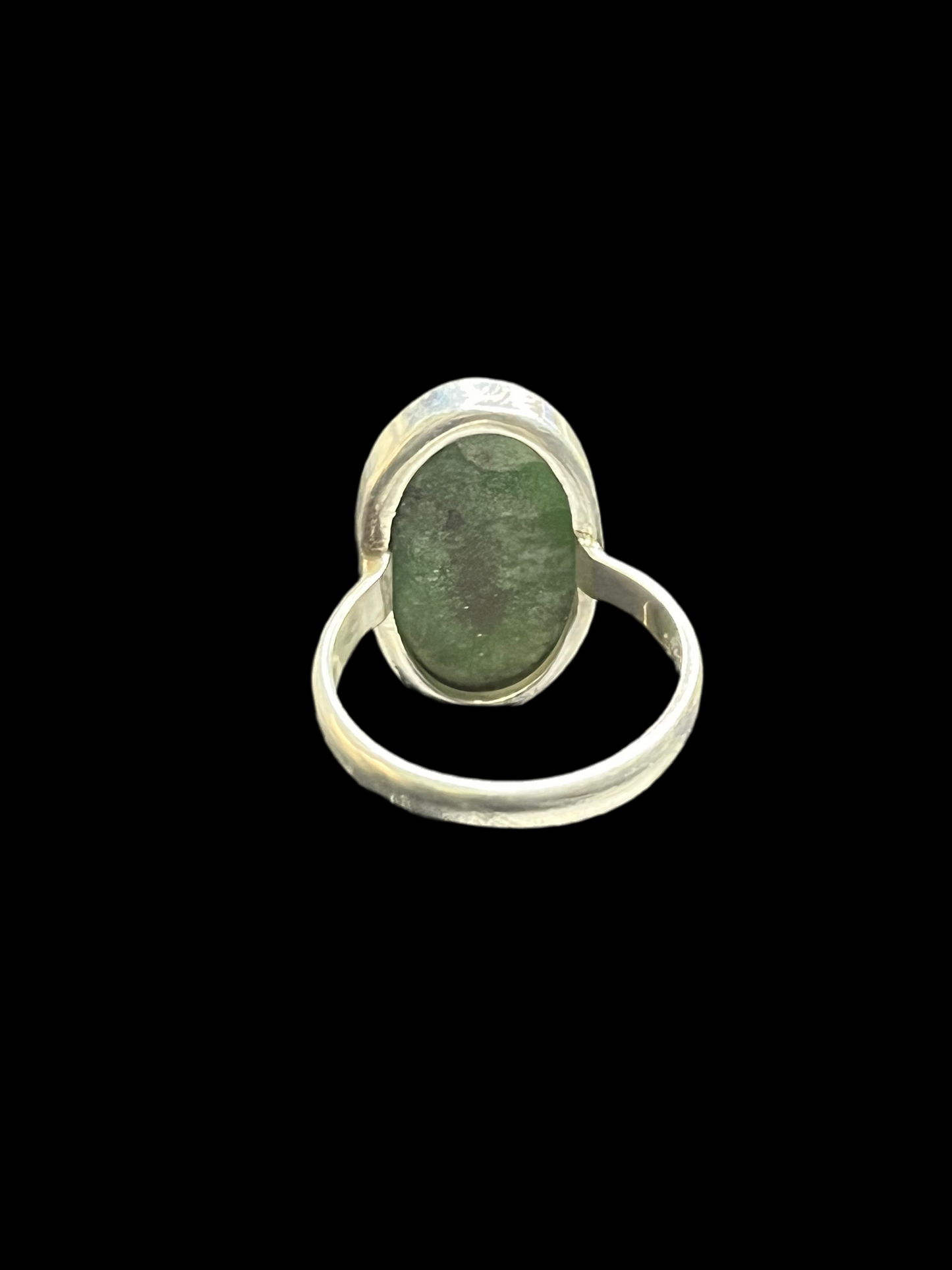Ruby Zoisite Sterling Silver Ring - size 8
