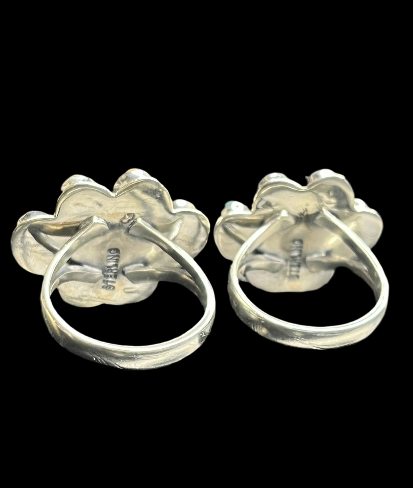 Sterling Silver Paw Rings
