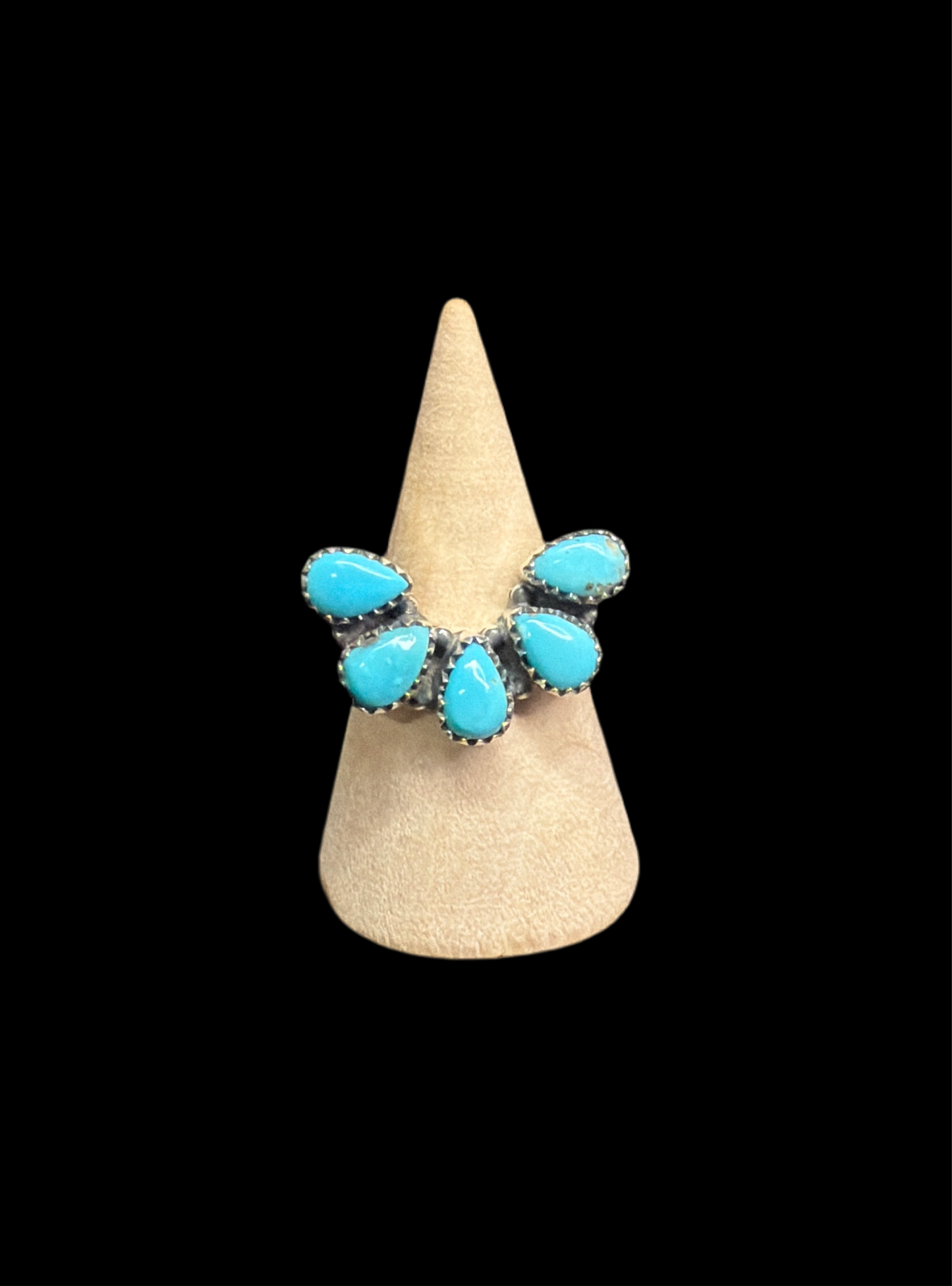Kingman Turquoise Naja Rings
