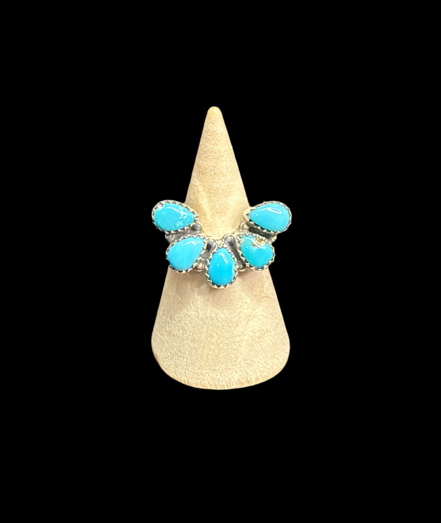Kingman Turquoise Naja Rings