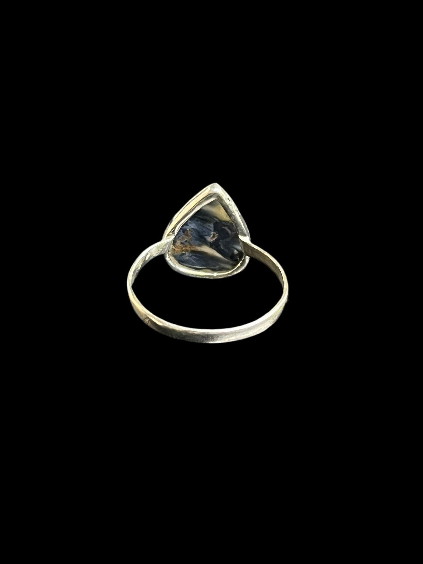 Pietersite Sterling Silver Ring - size 8