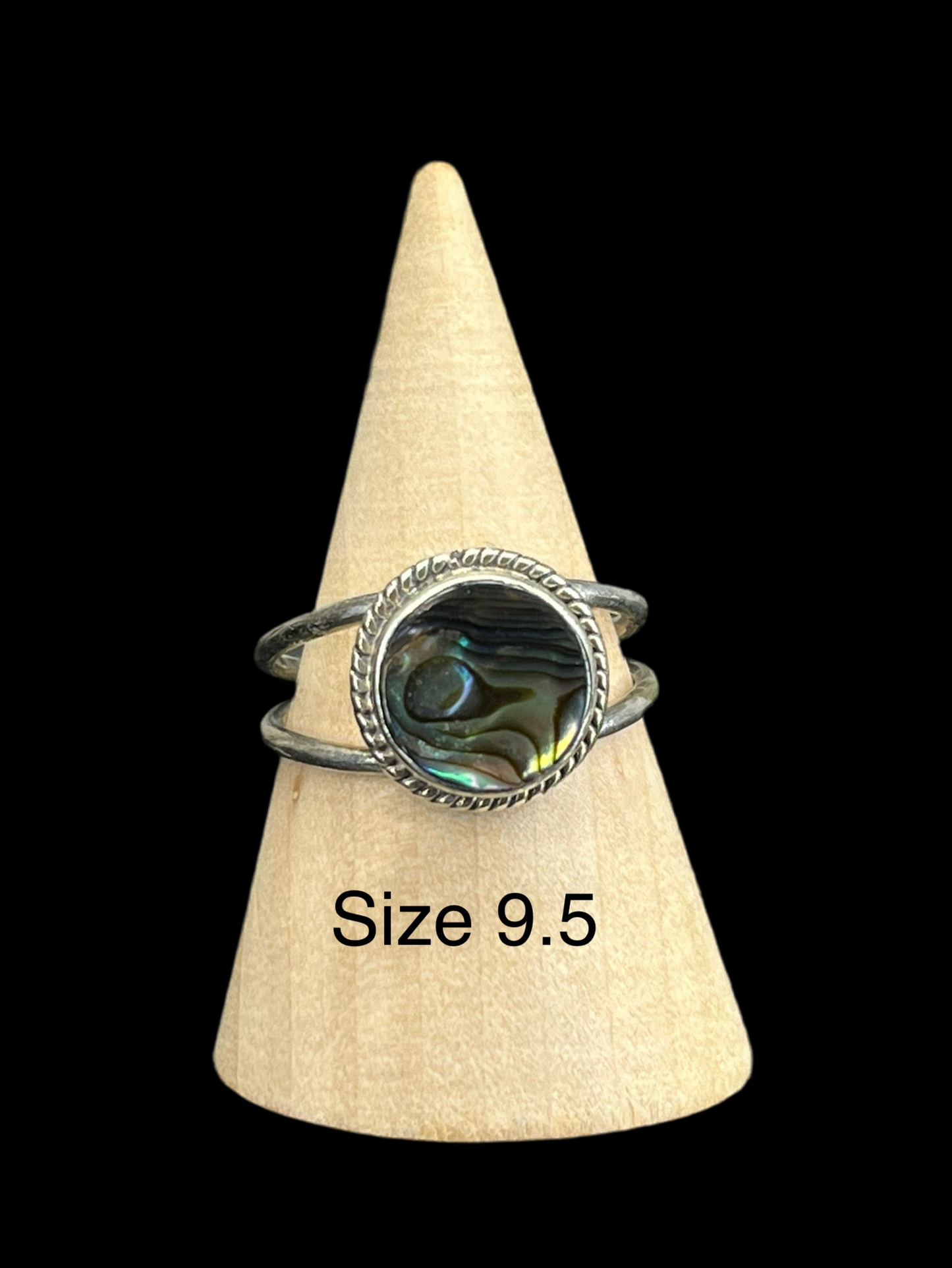 Abalone Sterling Silver Rings