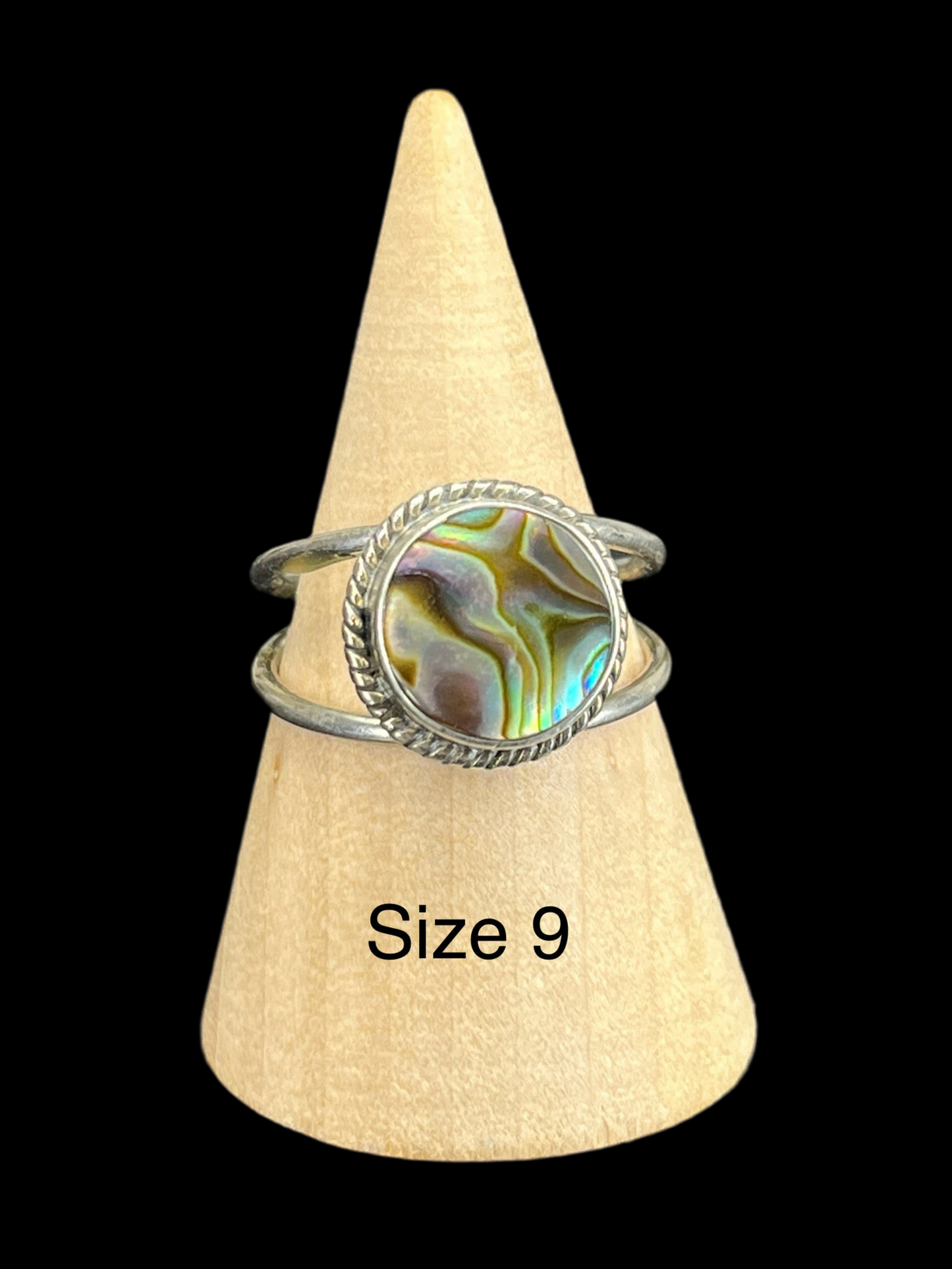 Abalone Sterling Silver Rings