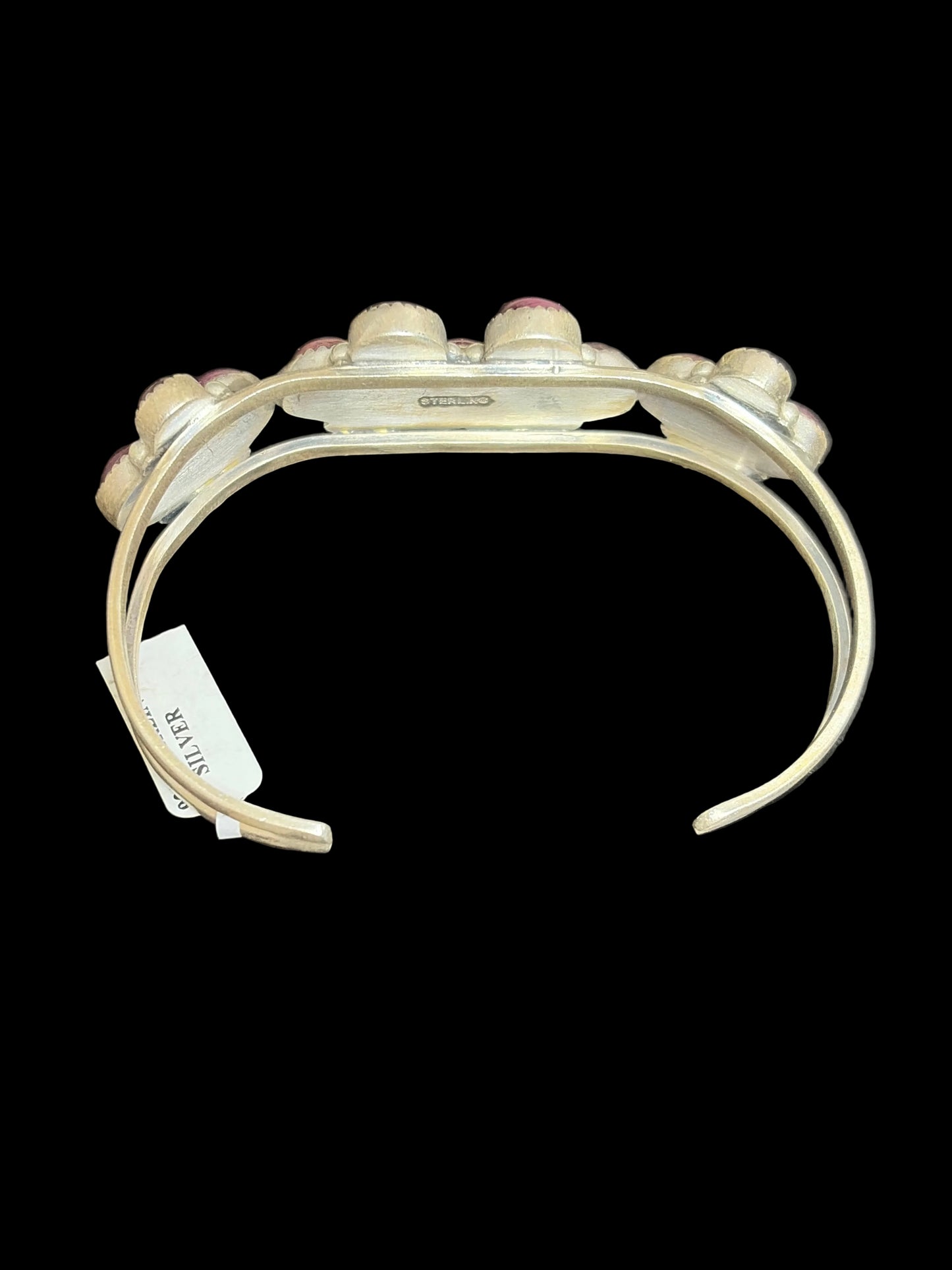 Purple Spiny Multi-Cluster Cuff Bracelet