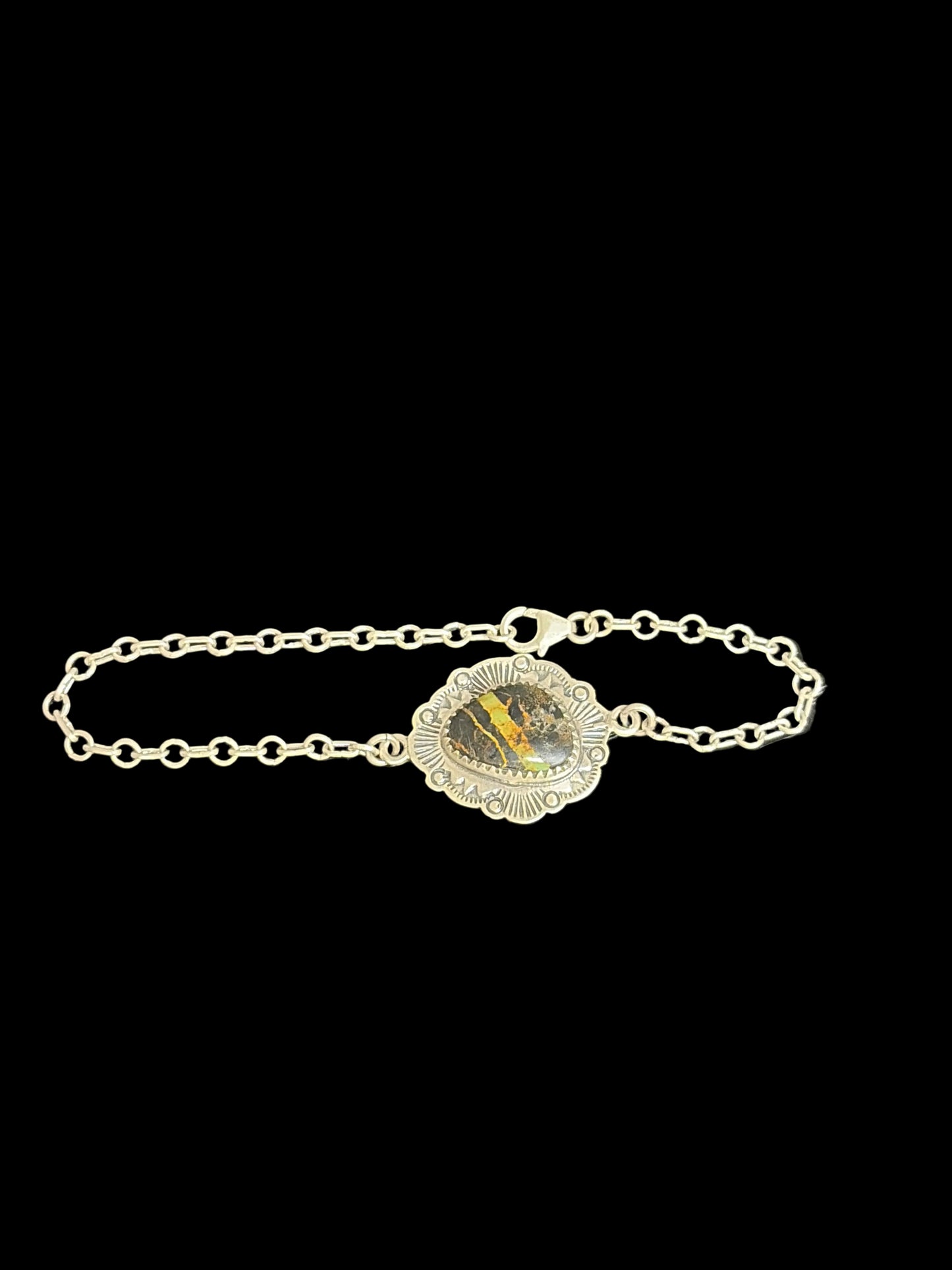 Blackjack Turquoise Chain Bracelet