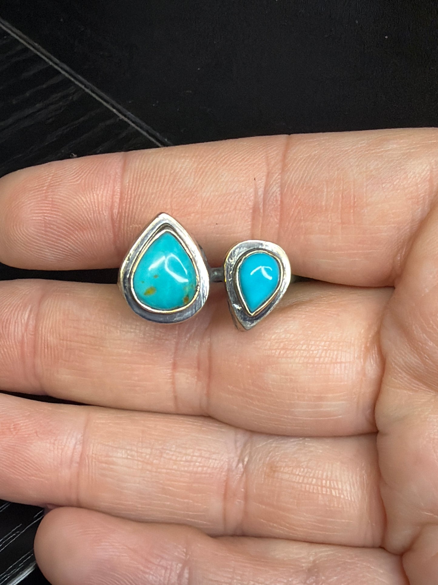 Intricate Handcrafted Turquoise Rings