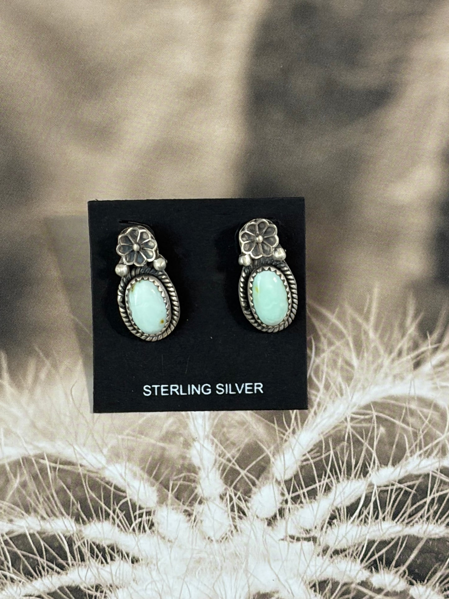 Desert Flower Stud Earrings