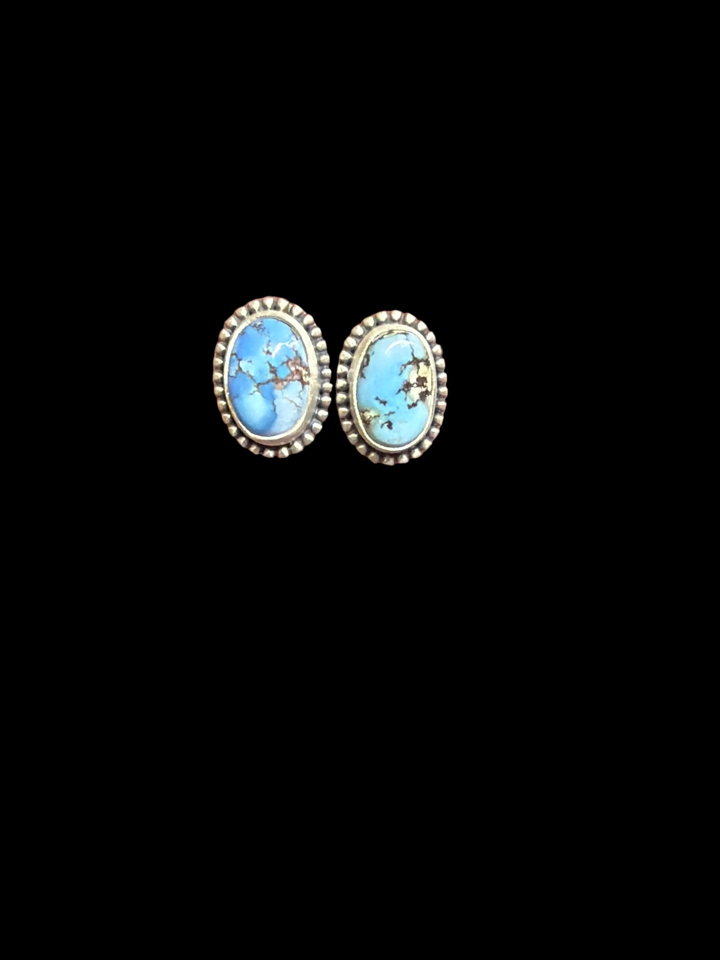 Golden Hills Turquoise Stud Earrings