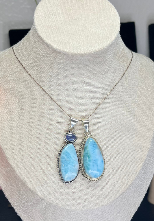 Larimar Pendants