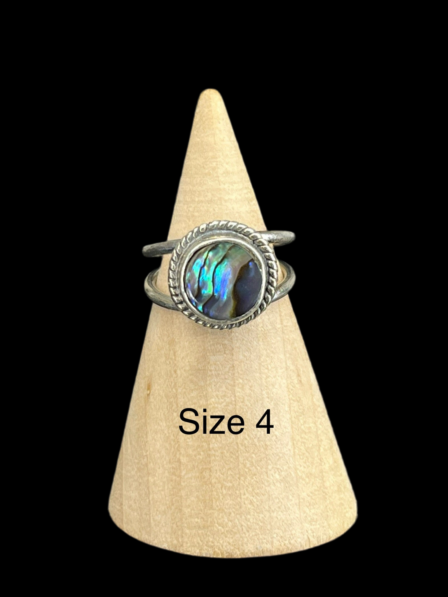Abalone Sterling Silver Rings