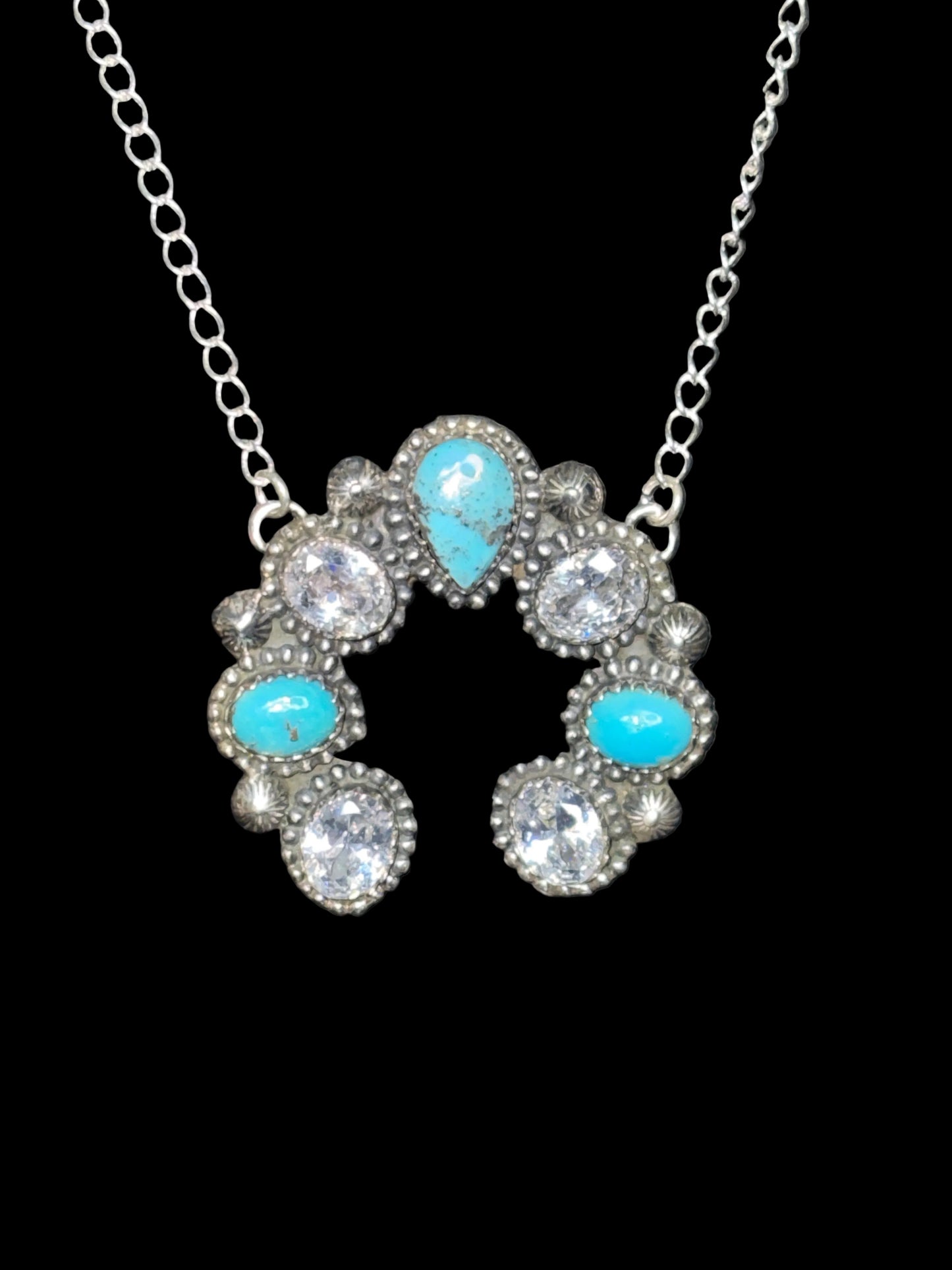 Southwest Sparkle Naja Style Necklace (see description)