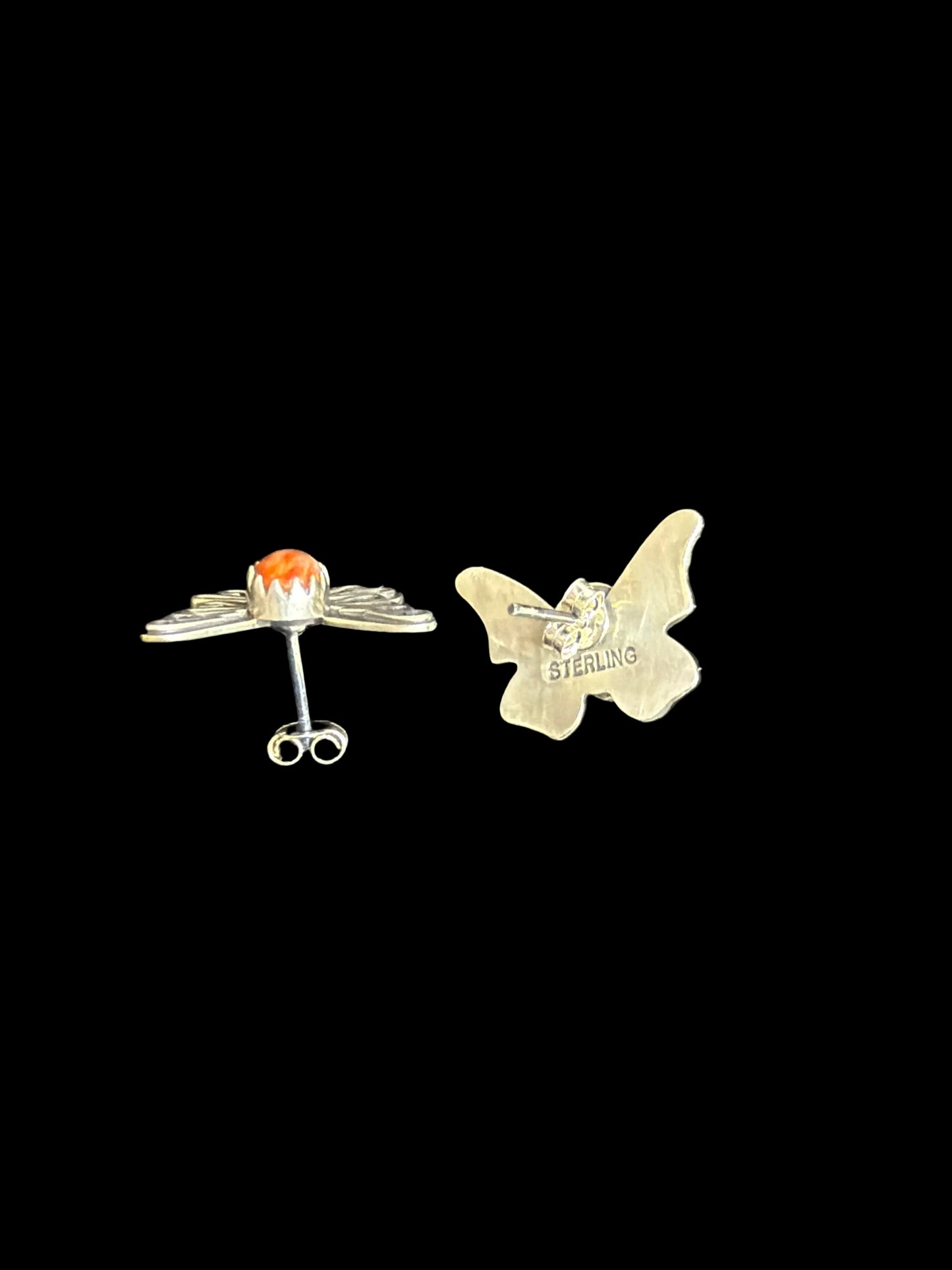 Handcrafted Spiny Oyster Butterfly Earrings