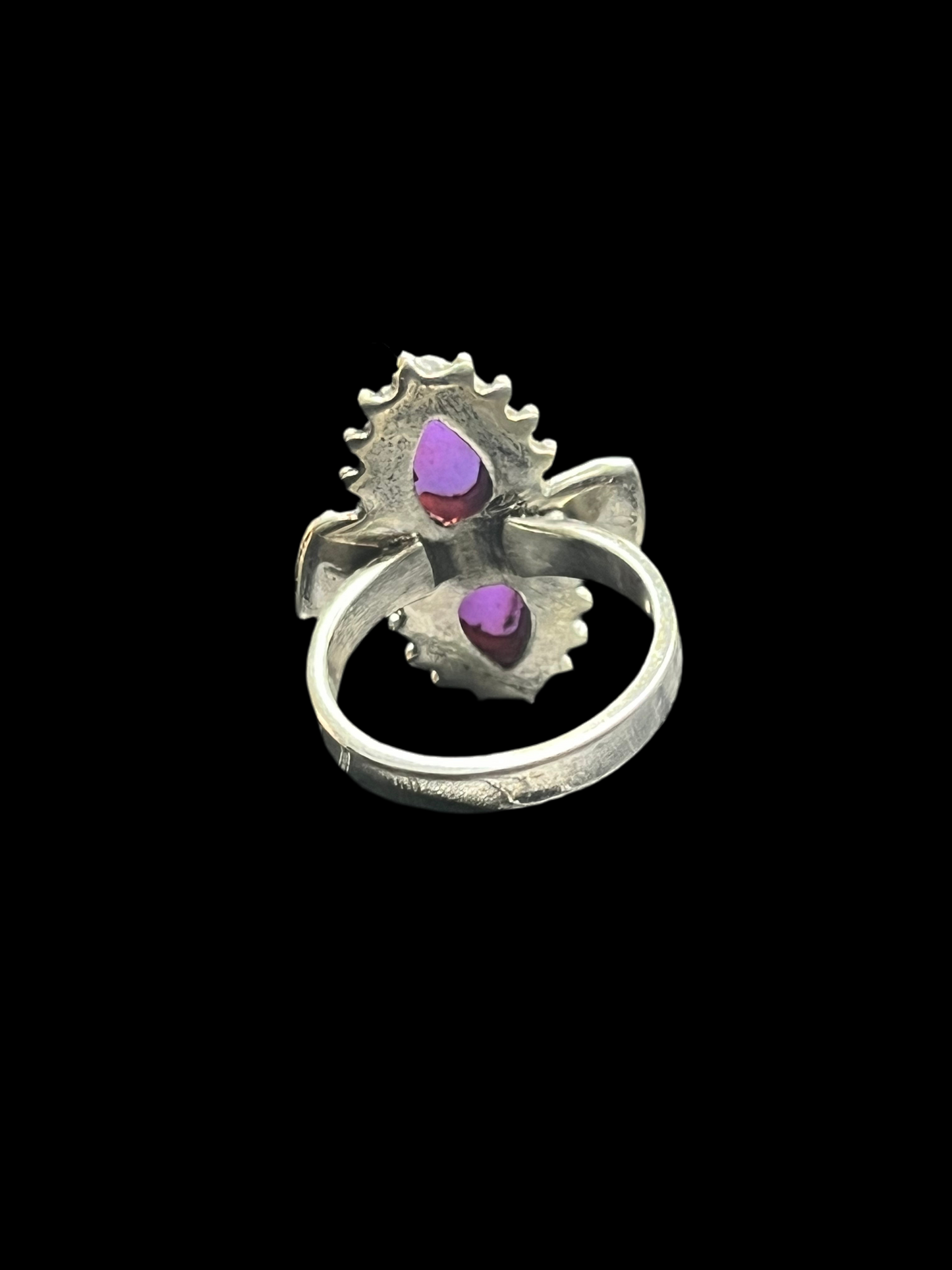 Double Aurora Opal Ring - size 6