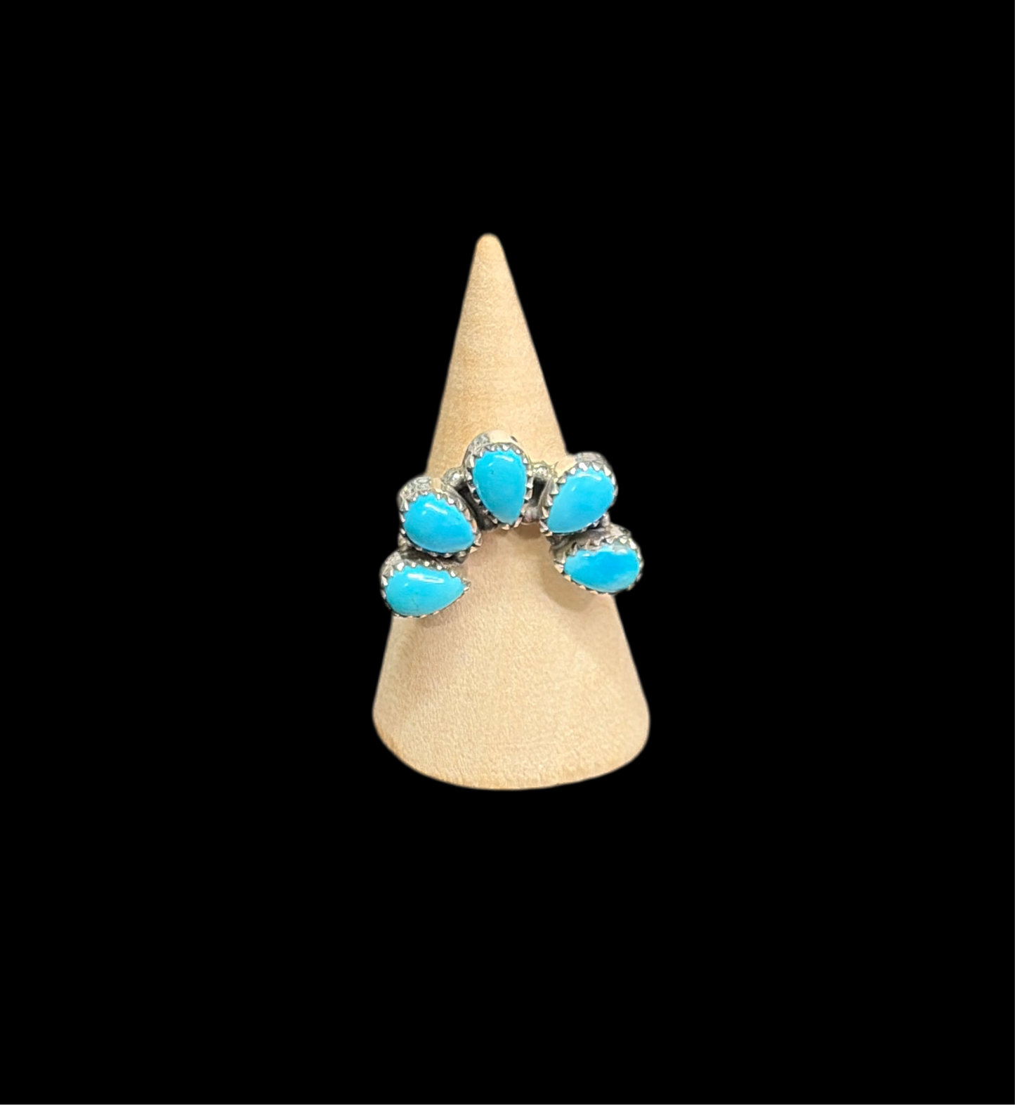 Kingman Turquoise Naja Rings