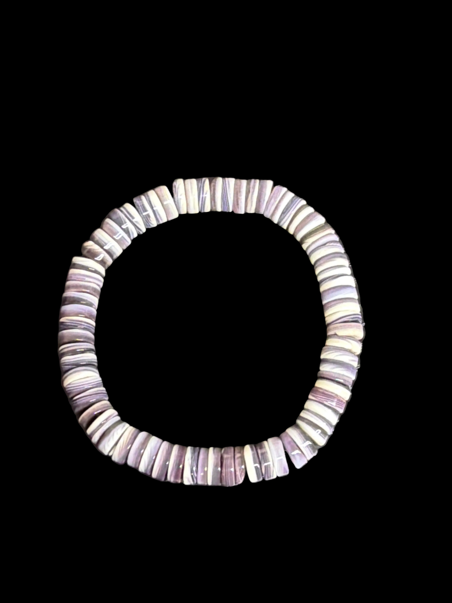 Wampum Shell Stretch Bracelet