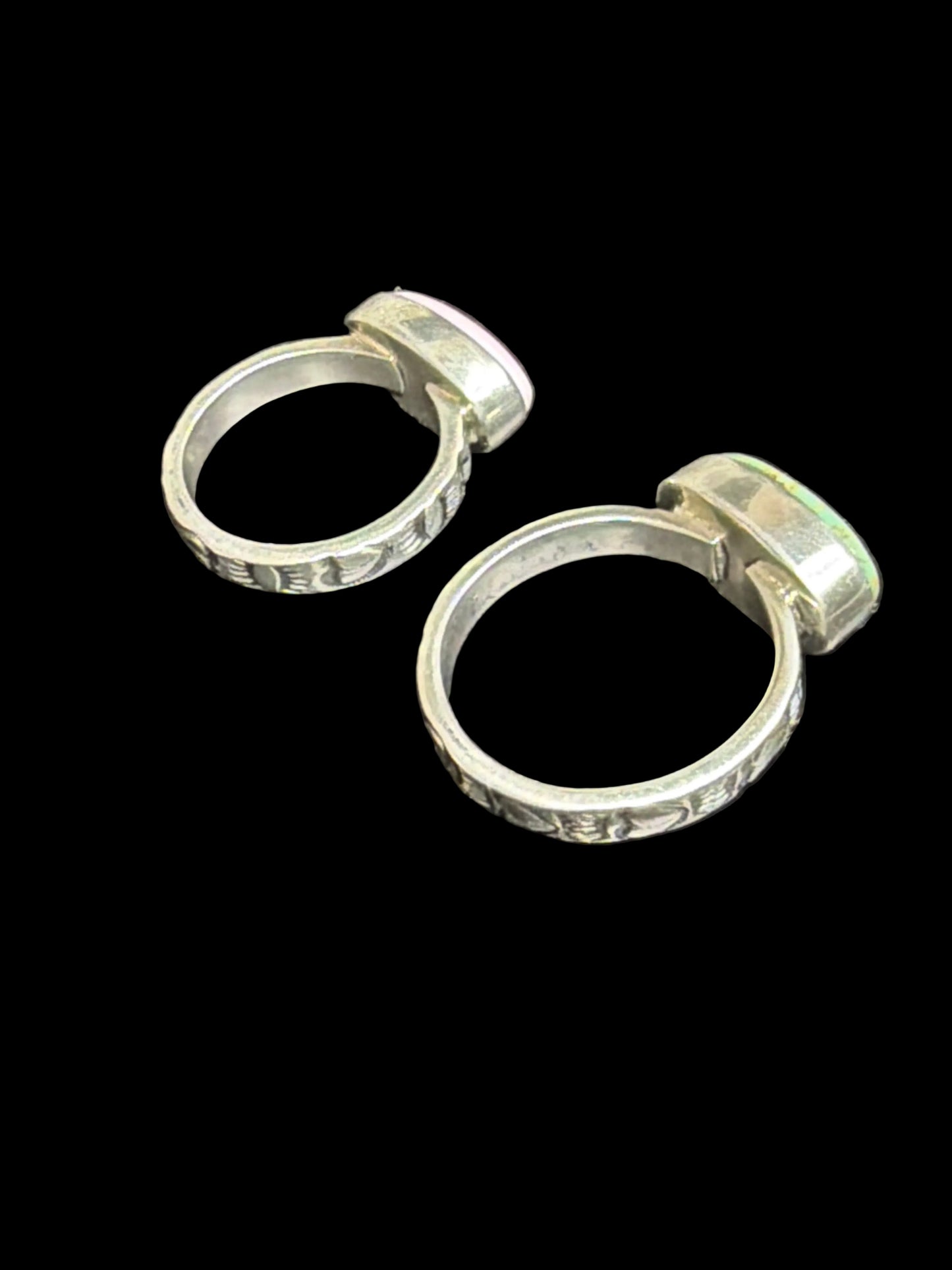 Handcrafted Natural Stone Rings