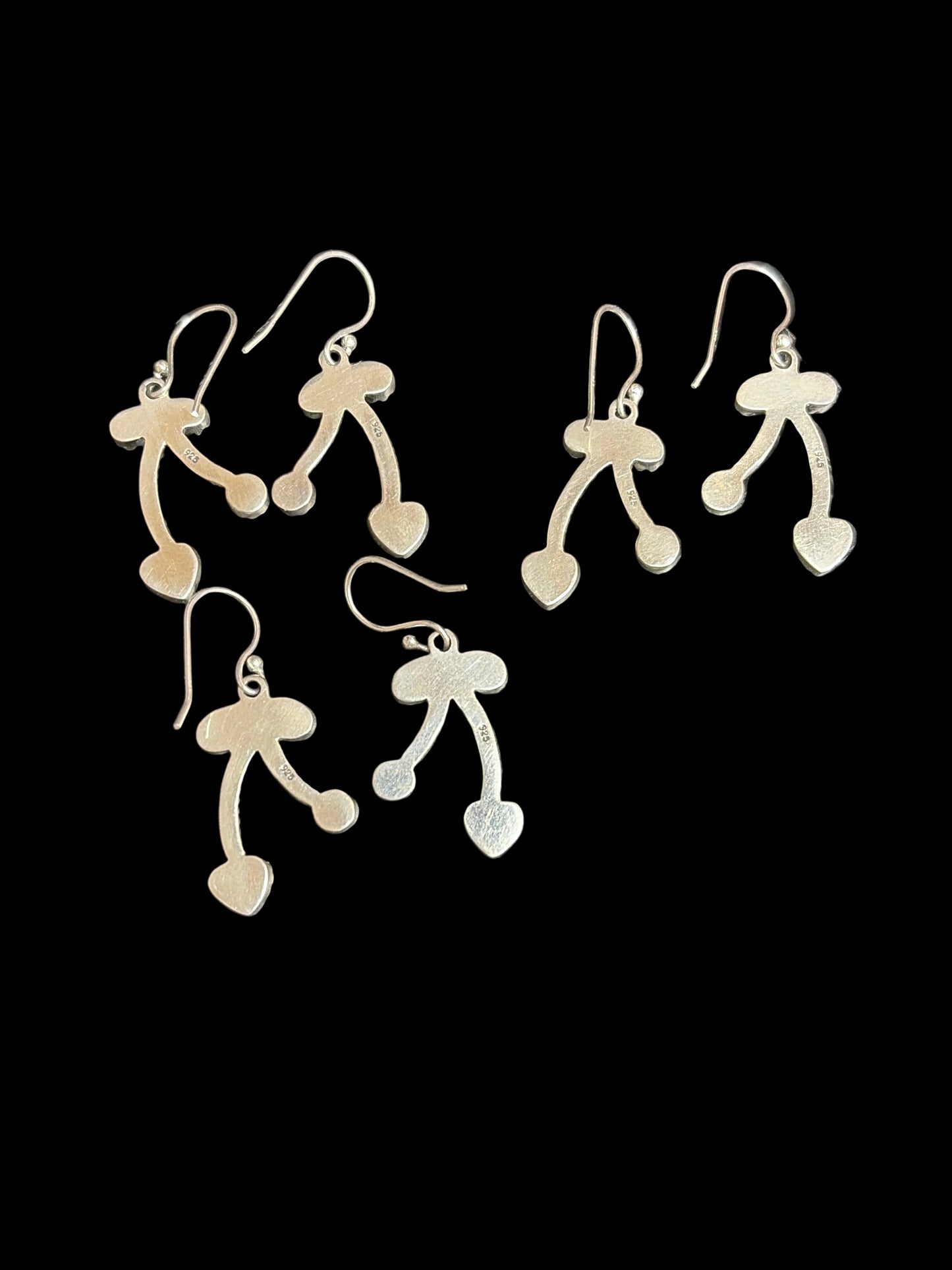 Handcrafted Multi-Stone Cherry Earrings