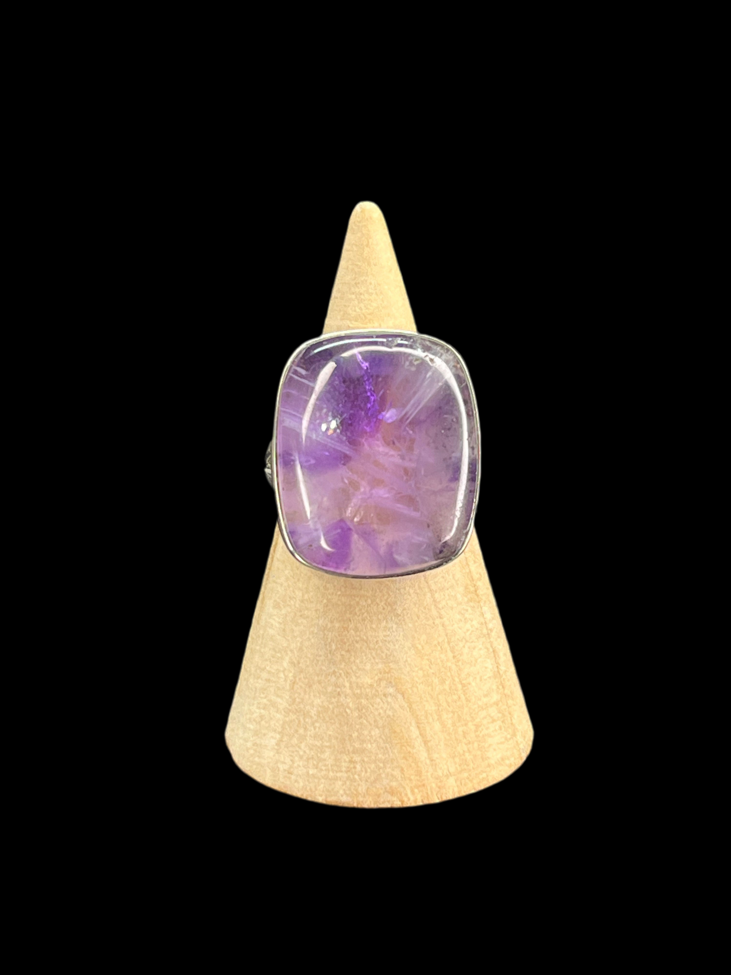 Super Seven Amethyst Ring - size 7