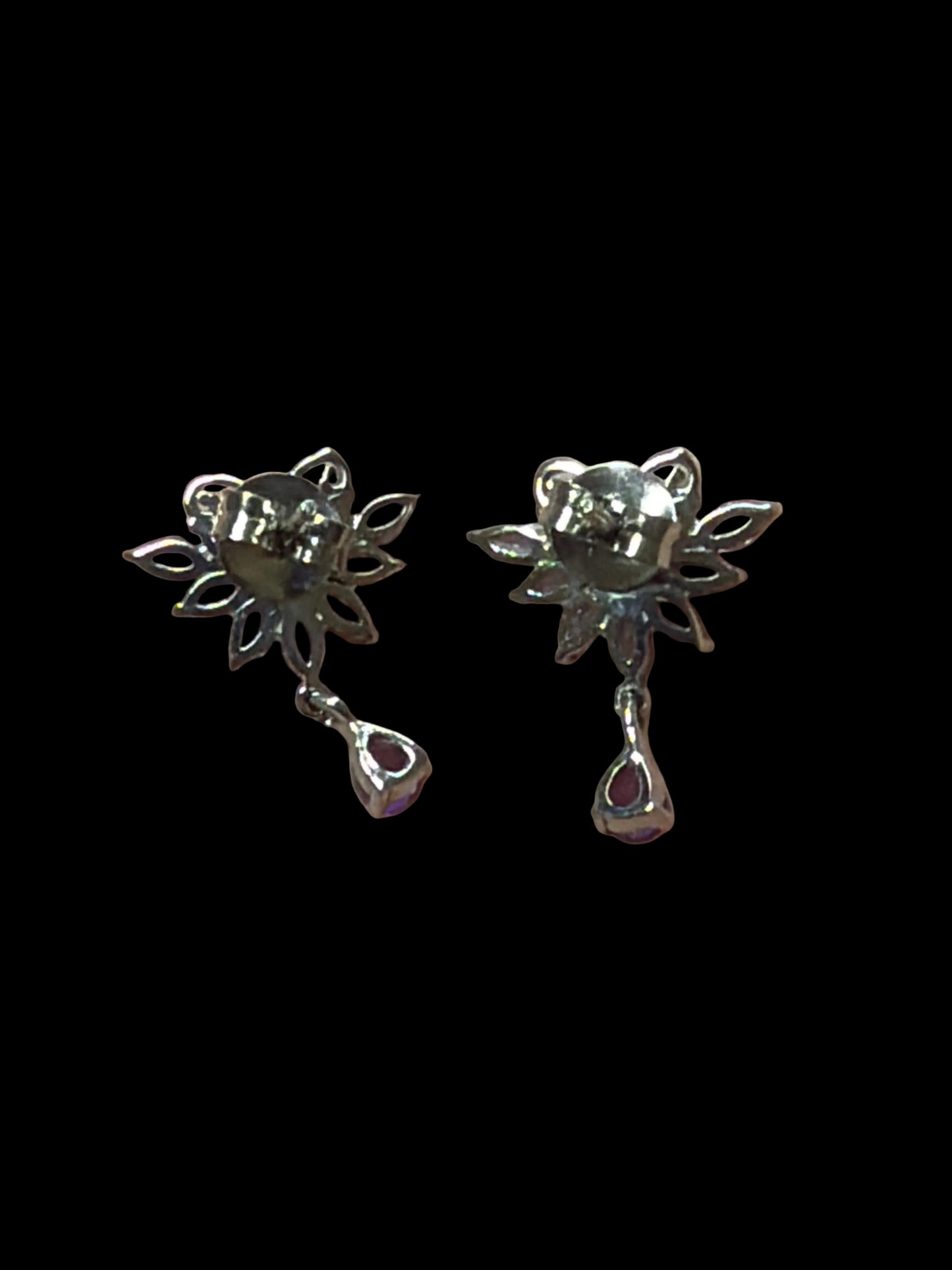 Tanzanite & Amethyst Butterfly Earrings