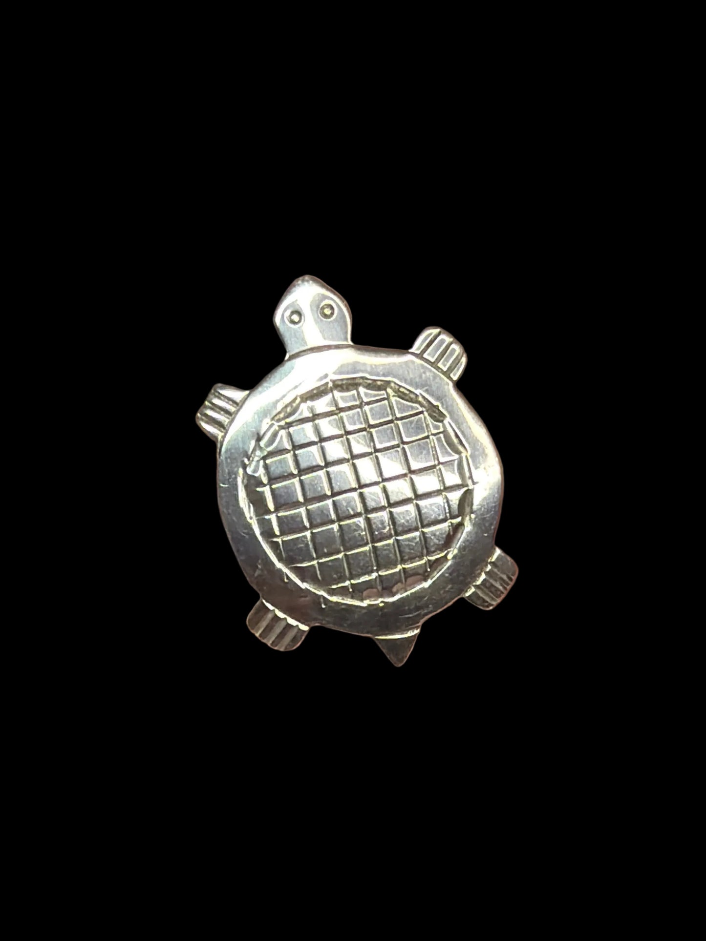 Sterling Turtle Ring - Adjustable