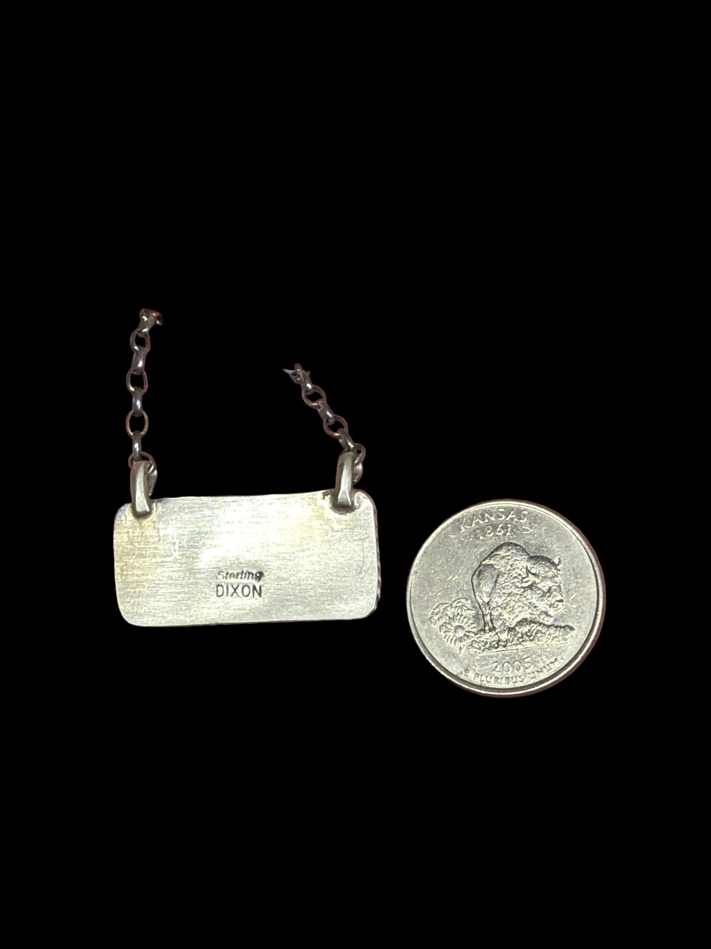 Navajo - Johnny Dixon - Mine 8 Turquoise Bar Necklace