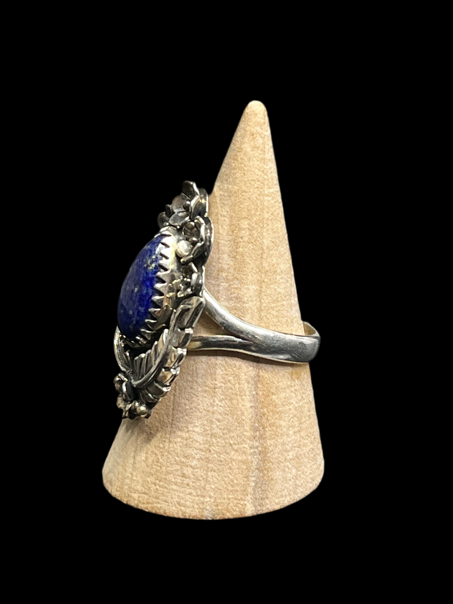 Handcrafted Lapis Lazuli Ring - size 10