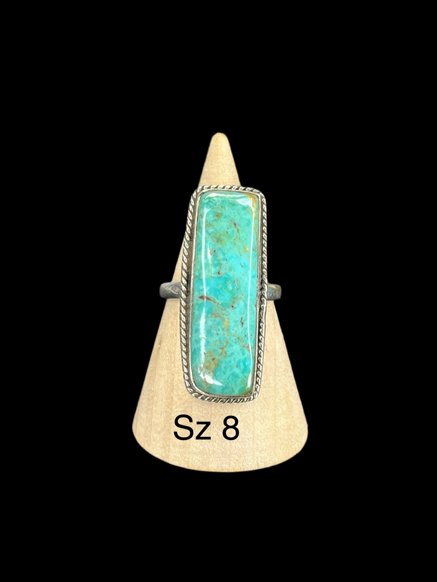 Arizona Turquoise Bar Rings - sizes 5-12