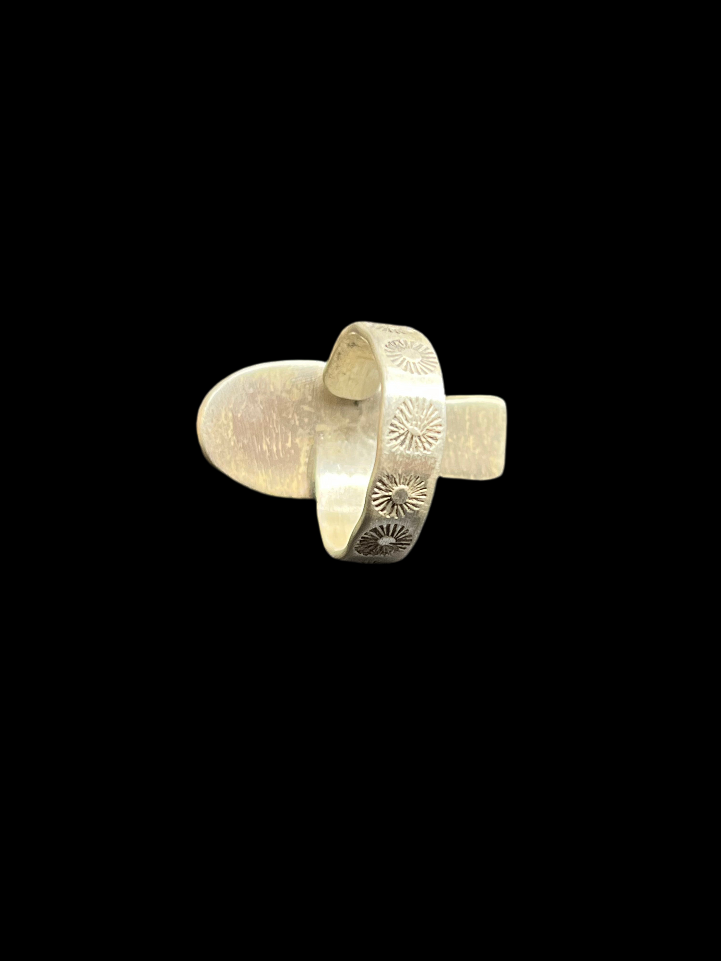 Double Stone Turquoise Ring - adjustable