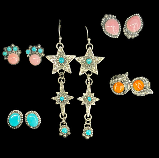 Handcrafted Sterling Silver Earrings