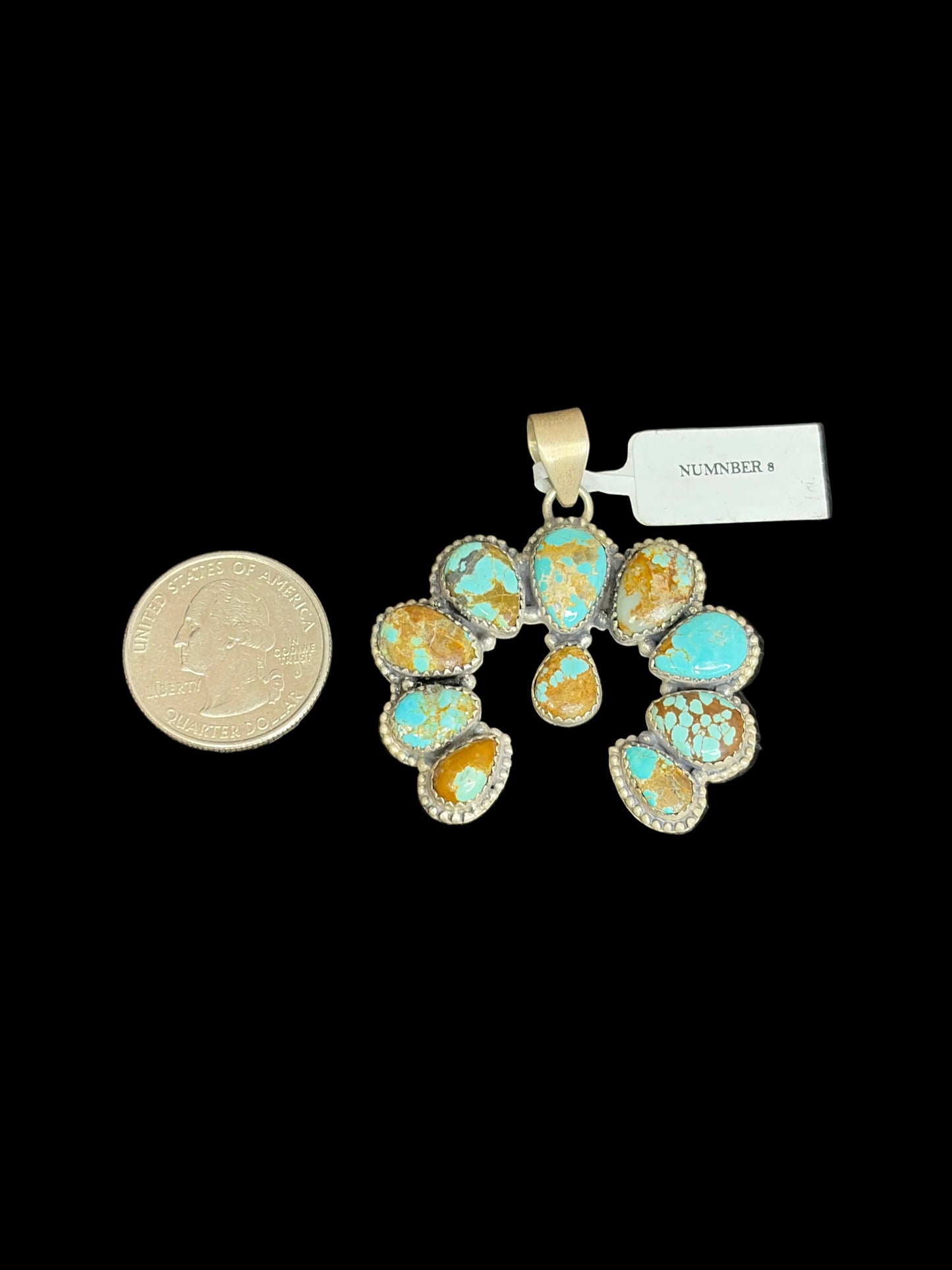 Mine 8 Turquoise Naja Pendant