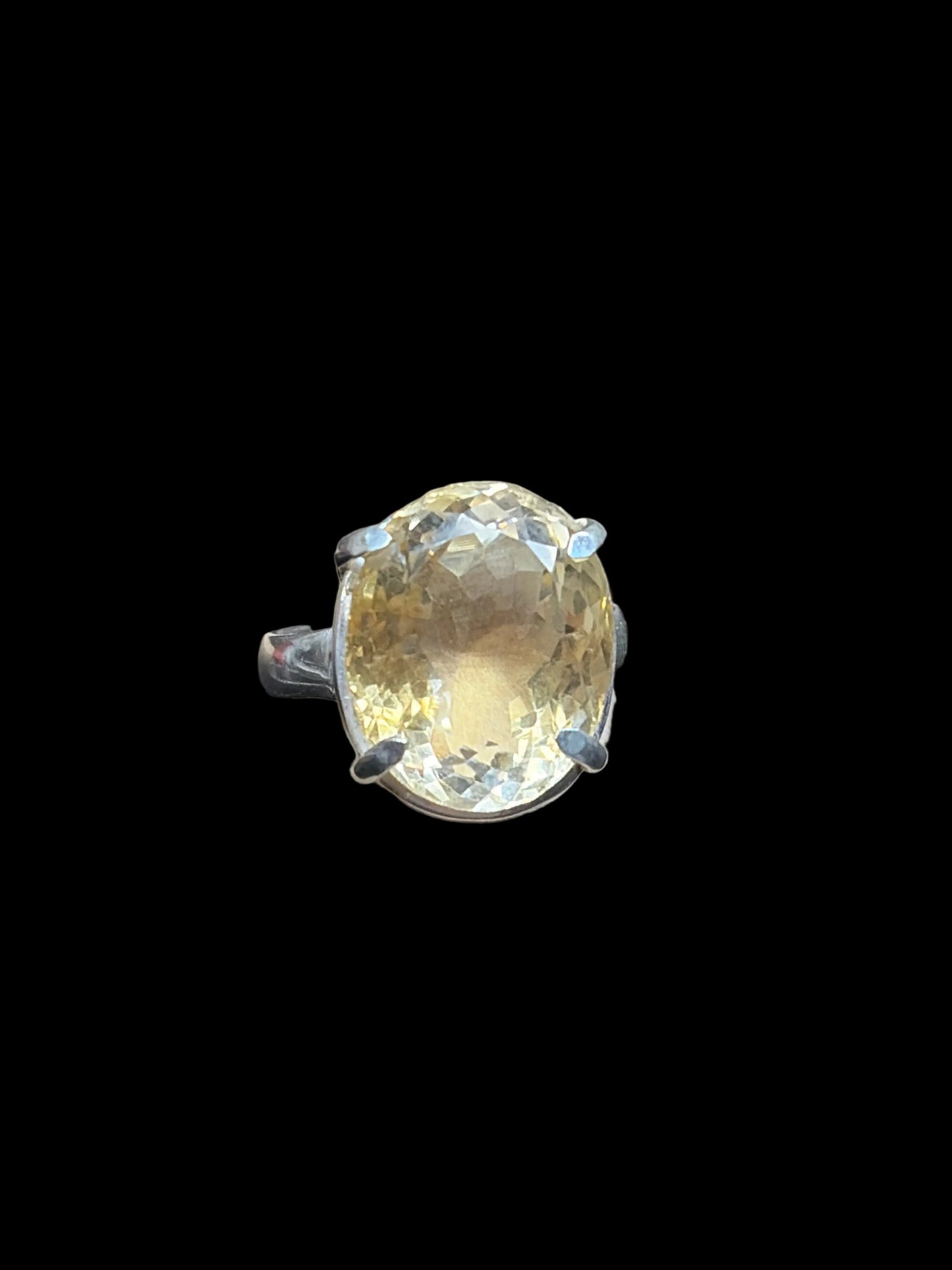 High Grade Citrine Sterling Silver Rings