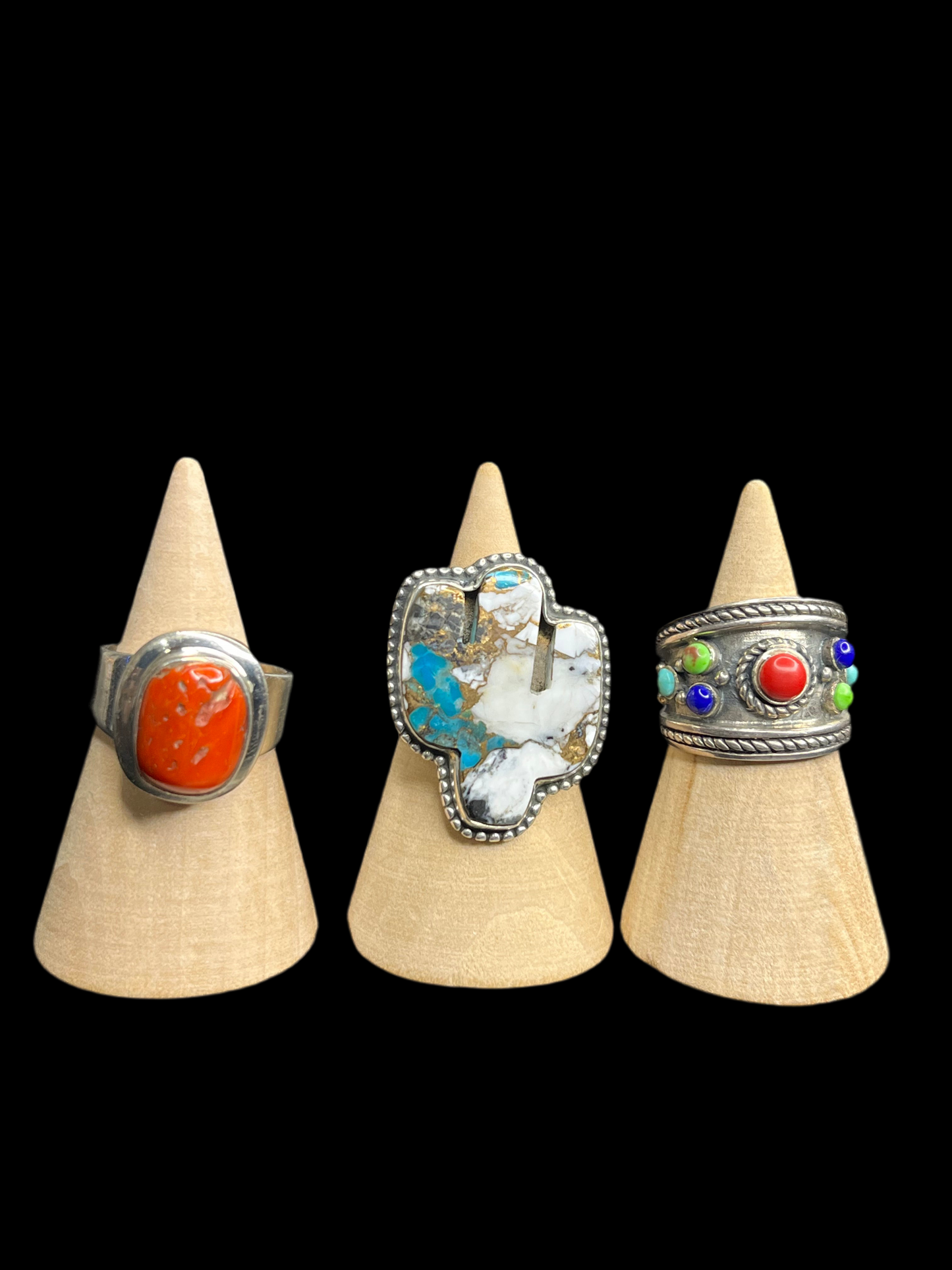 Southwest Style Sterling Silver Rings