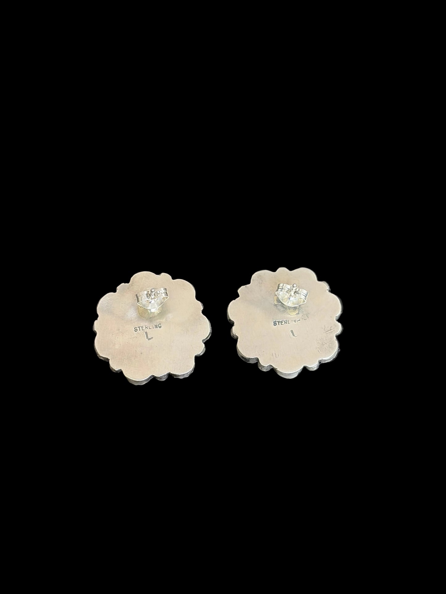 Native American - Kingman Turquoise Cluster Earrings
