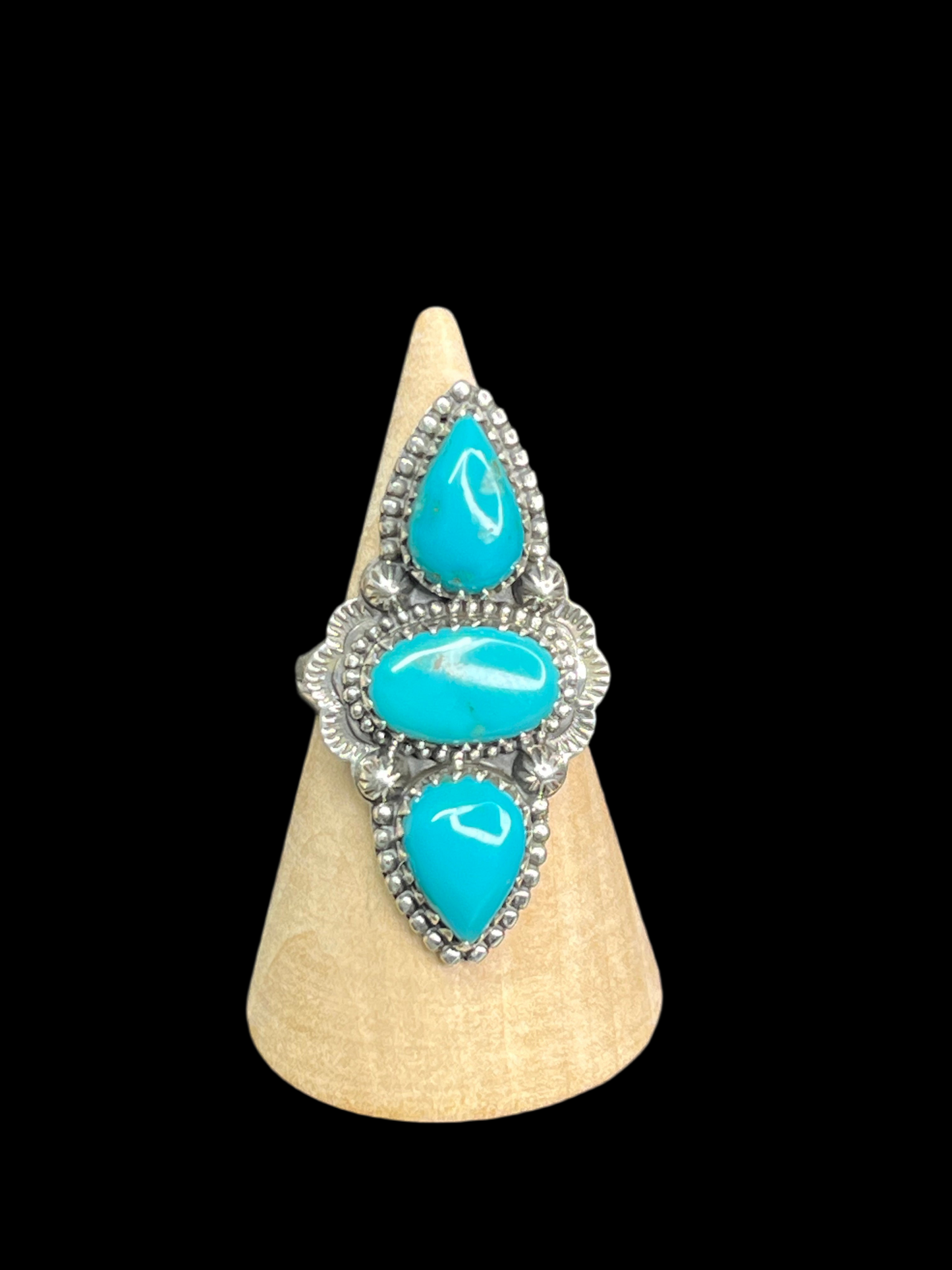 Handcrafted Kingman Turquoise - Size 9