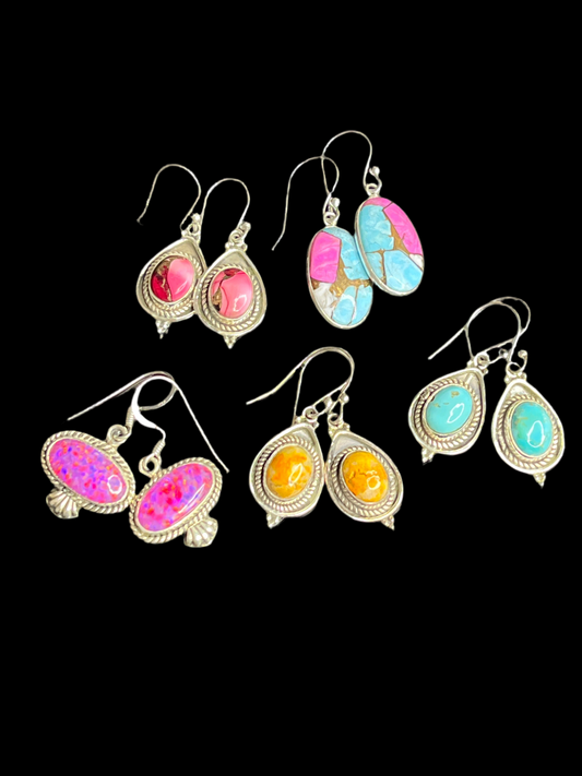 Sterling Silver Dangle Earrings
