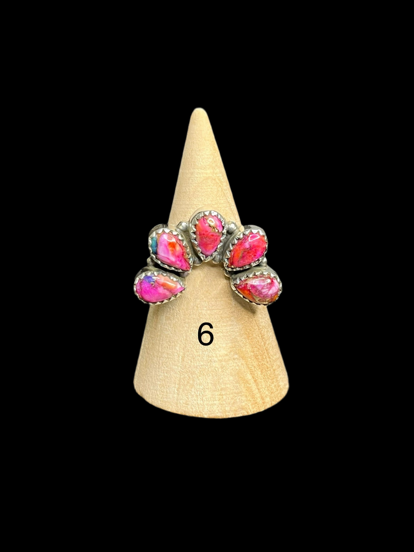 Pink Dahlia Mini-Naja Rings