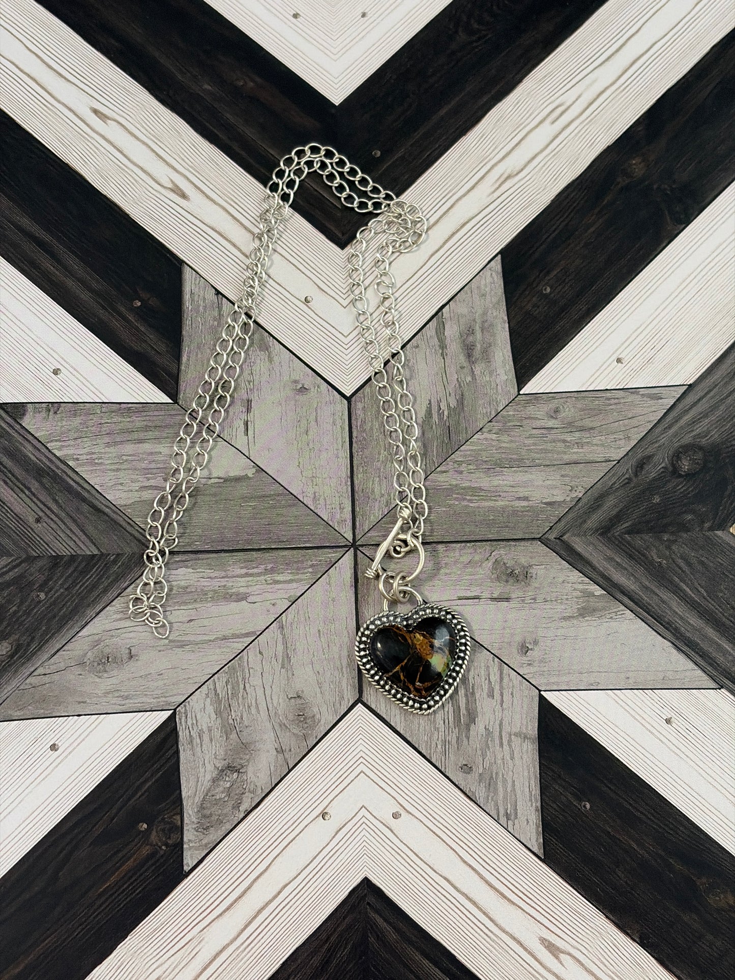 Blackjack Turquoise Toggle Necklace